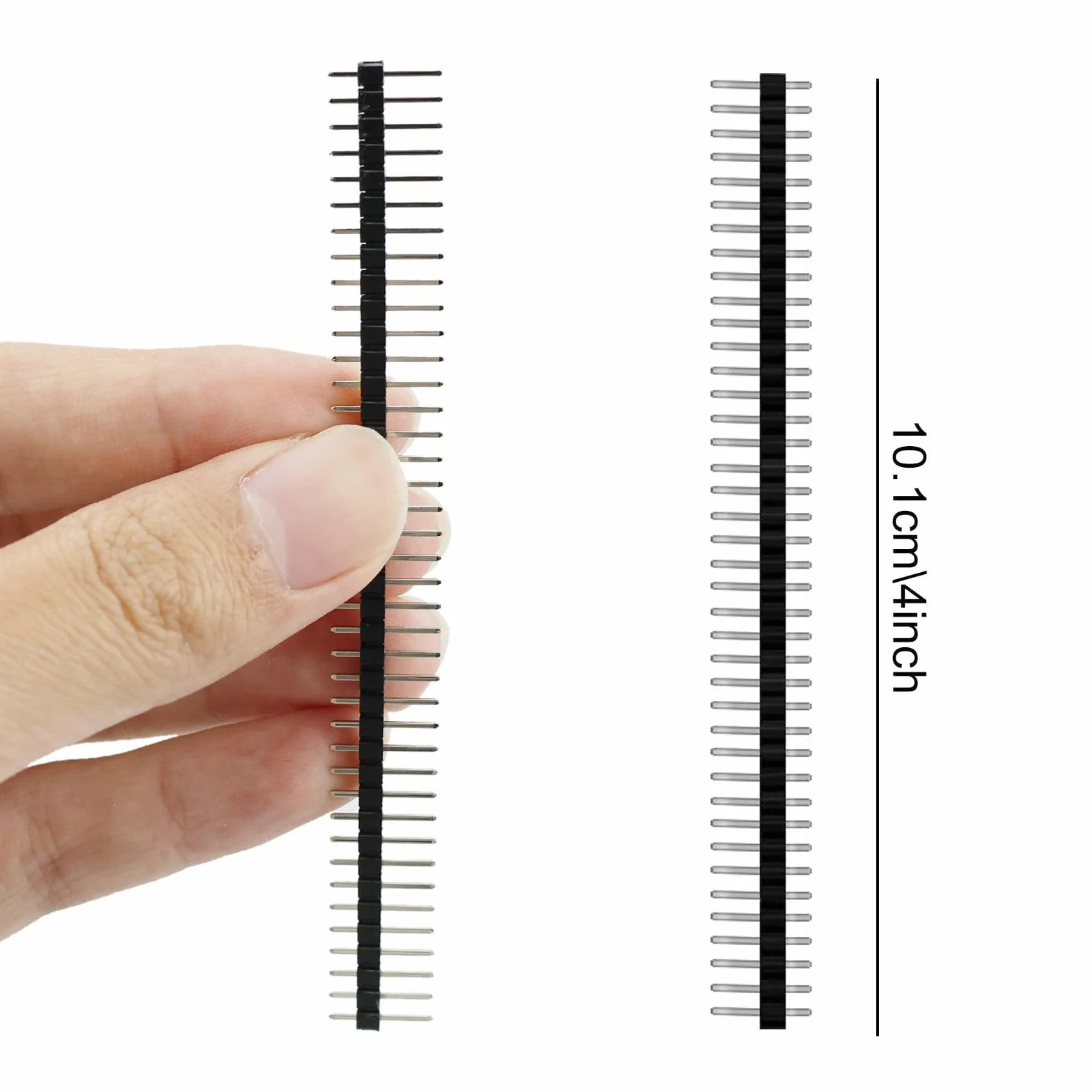Straight Single Row Header Connector 2,54 mm Pitch 1x40 Pins 50 szt.