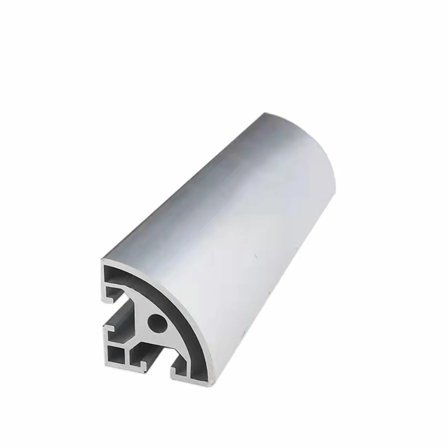 Przemysłowy profil aluminiowy 4040R zakrzywiony półokrągły 600mm