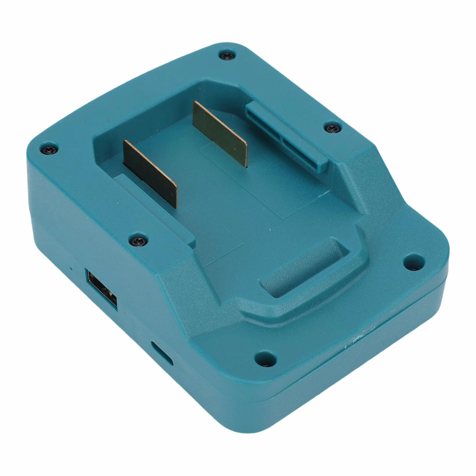 Fafeicy Bezprzewodowa ładowarka do Telefonu Adapter Baterii 15 W Bezprzewodowe ładowanie USB Typu C Porty USB DC Kompatybilne z baterią PARKSIDE X20V TEAM PAP20A1 PAP20A3 PAP20B1 PAP20B3