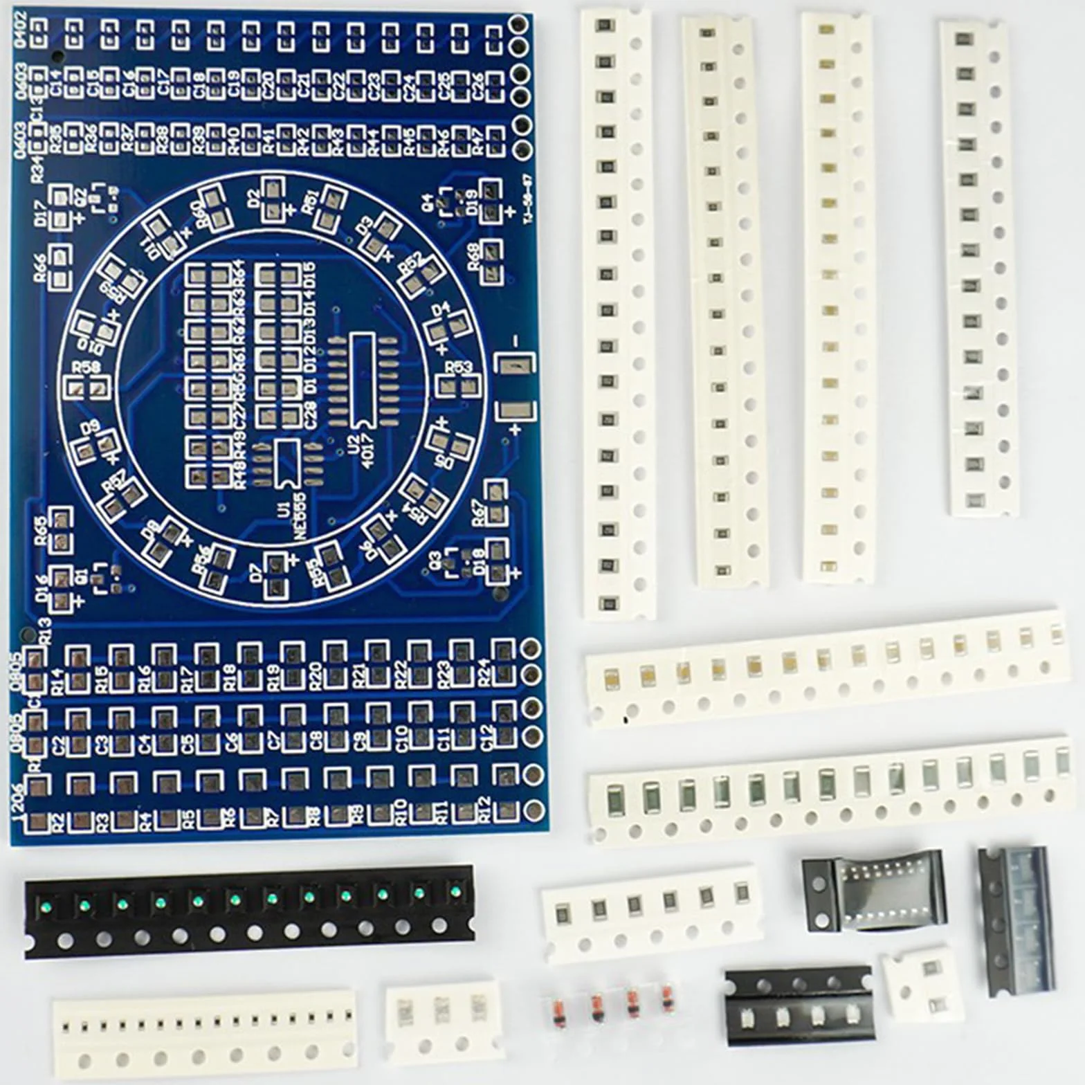 GERUI Zestaw do ćwiczeń z lutownicą LED SMD NE555 DIY 3-12V