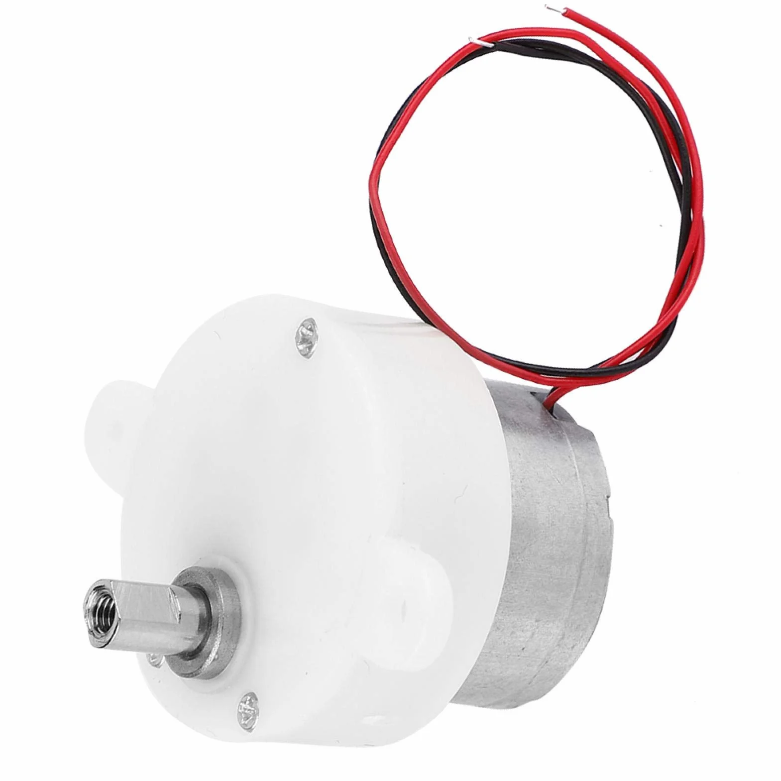 DC6V Langsame Drehzahl Elektromotor 5 U/min Kunststoffgetriebemotor
