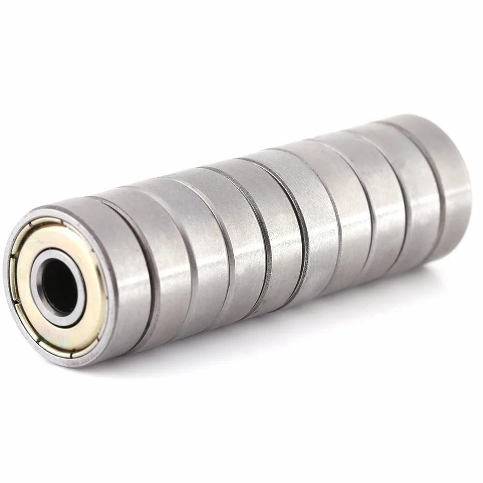 Fydun łożyska kulkowe 626ZZ 6x19x6 mm metalowe ekranowane ze stali węglowej 10 szt.