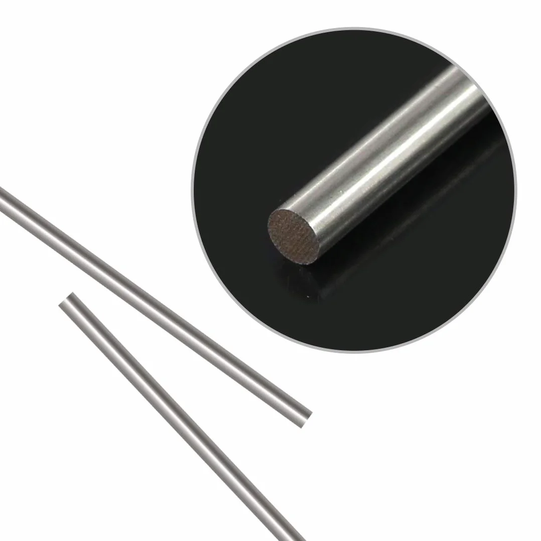Glarks pręt stal nierdzewna 5 mm x 356 mm okrągły pręt tokarka model RC