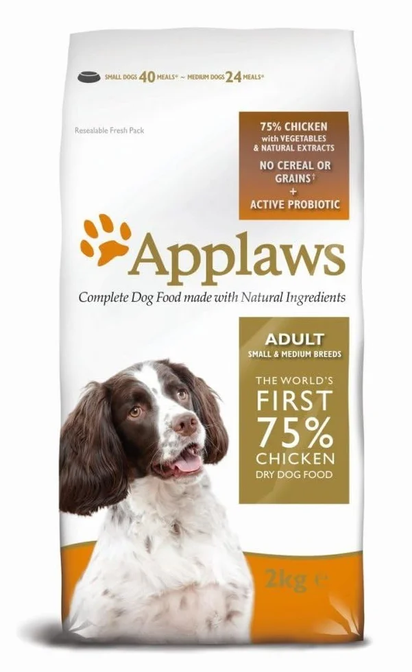 Applaws Hund trockenfutter, Huhn, kleine & mittelgroße Hunde, 1er Pack (1 x 15 kg)