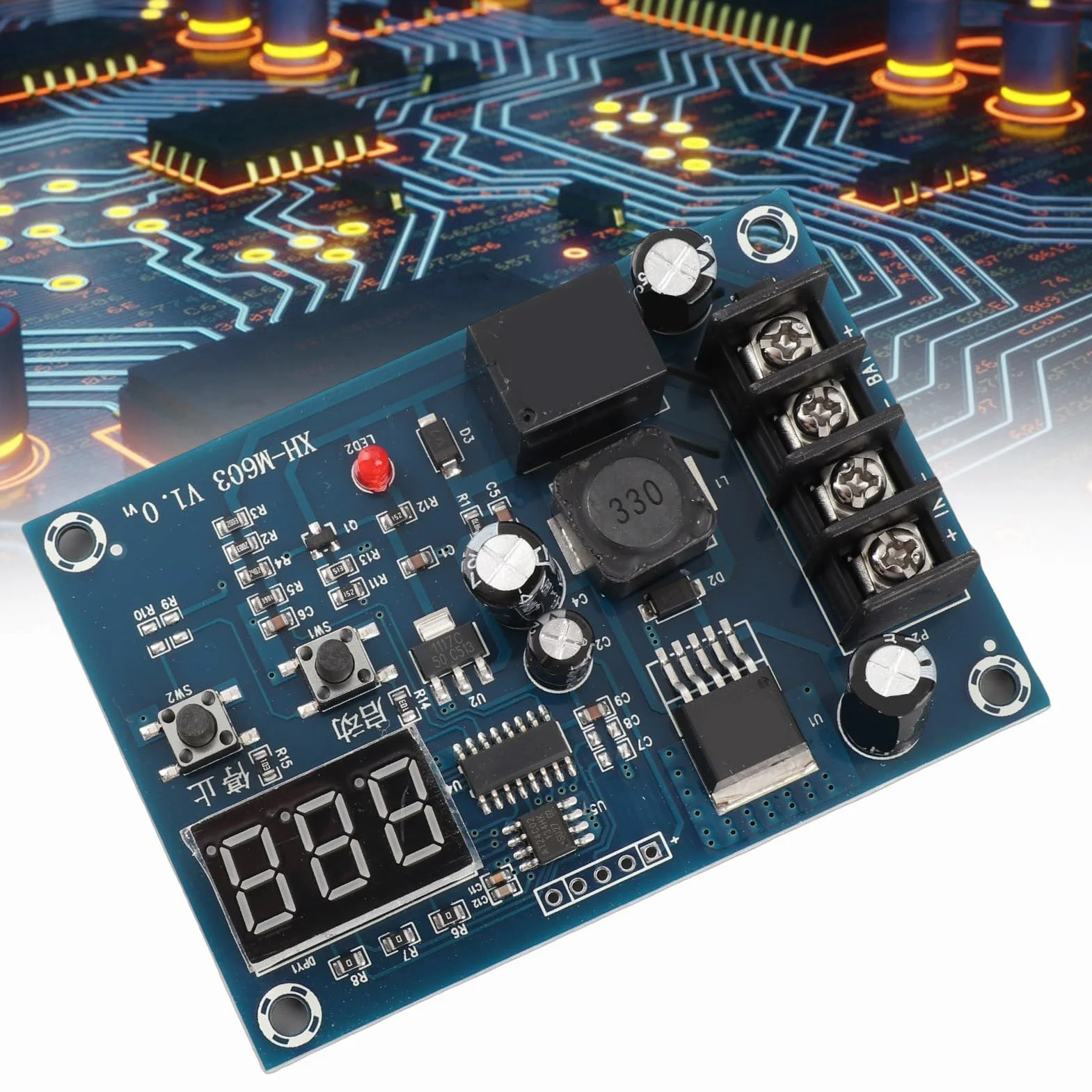 XH-M603 Ładowarka Moduł Sterujący Kontroler Ładowania 12V-24V Płyta Ochronna
