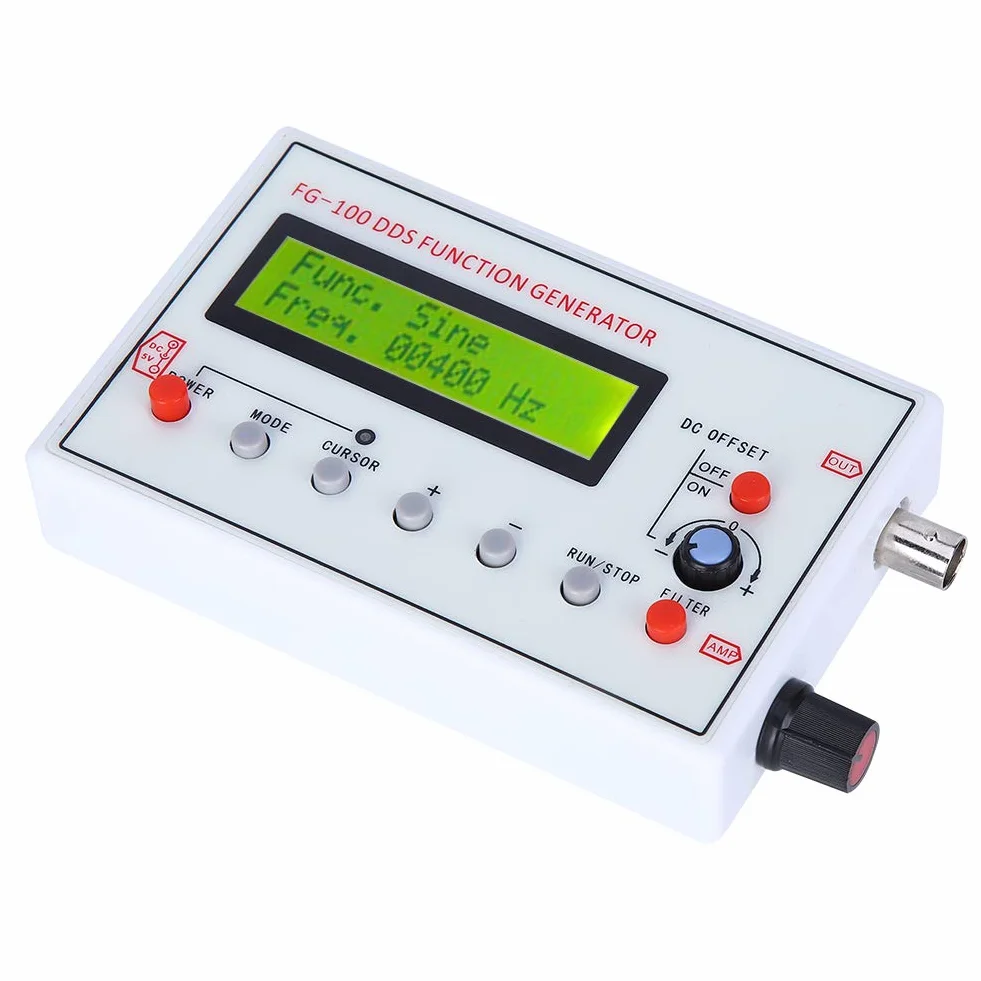 FG-100 Generator Funkcji DDS 1Hz-500kHz Źródło Sygnału
