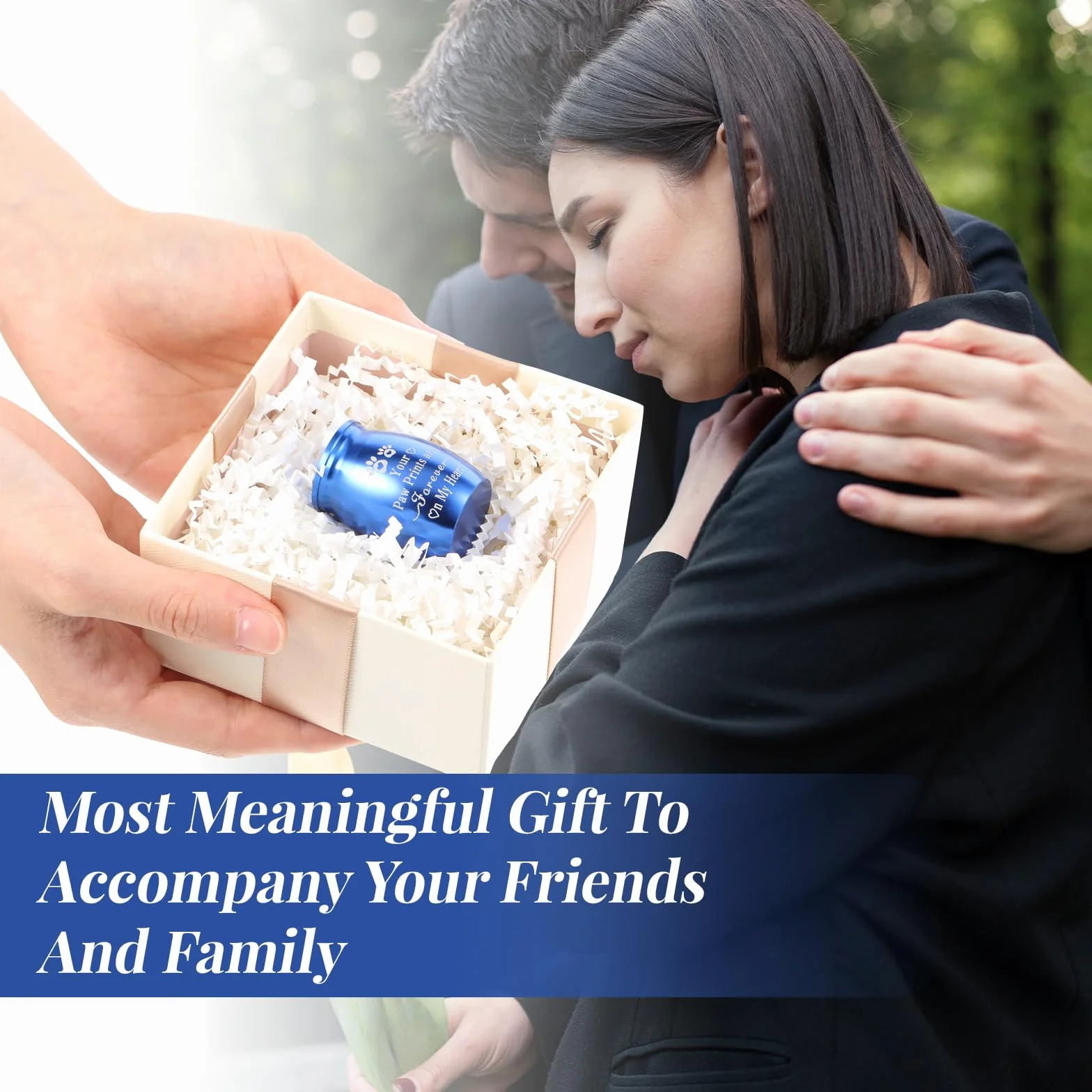 Urny ze stali nierdzewnej dla psów, kotów i małych zwierząt, przenośna urna pamiątkowa