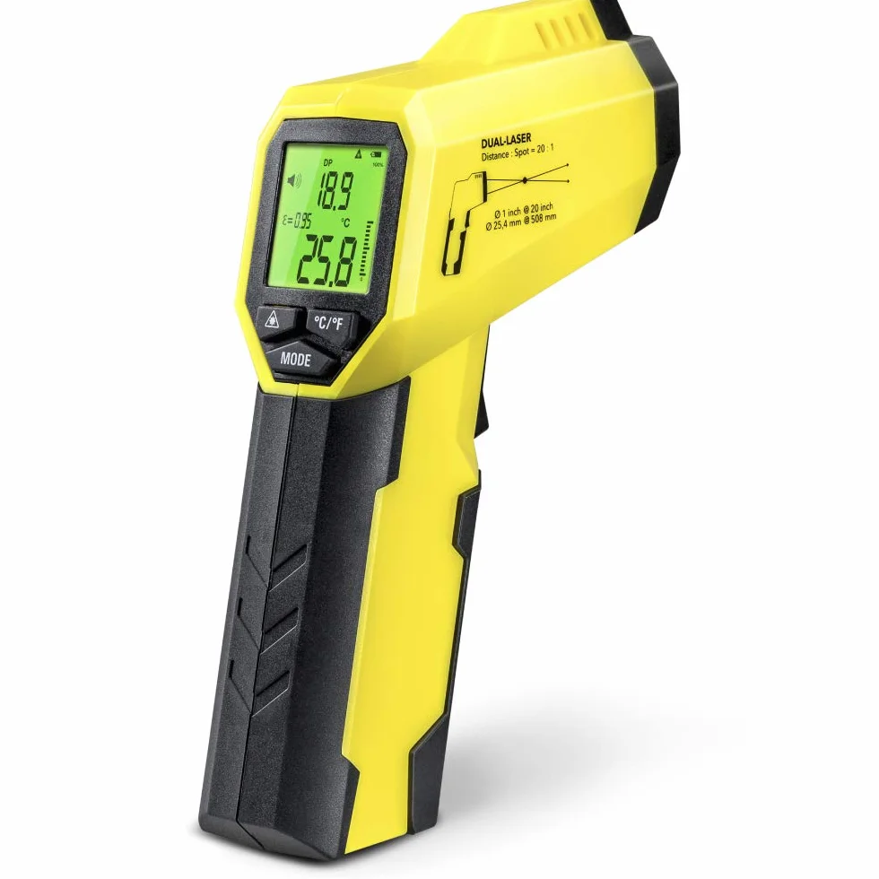 TROTEC BP25 Termometr na podczerwień laserowy -50°C do +260°C pirometr