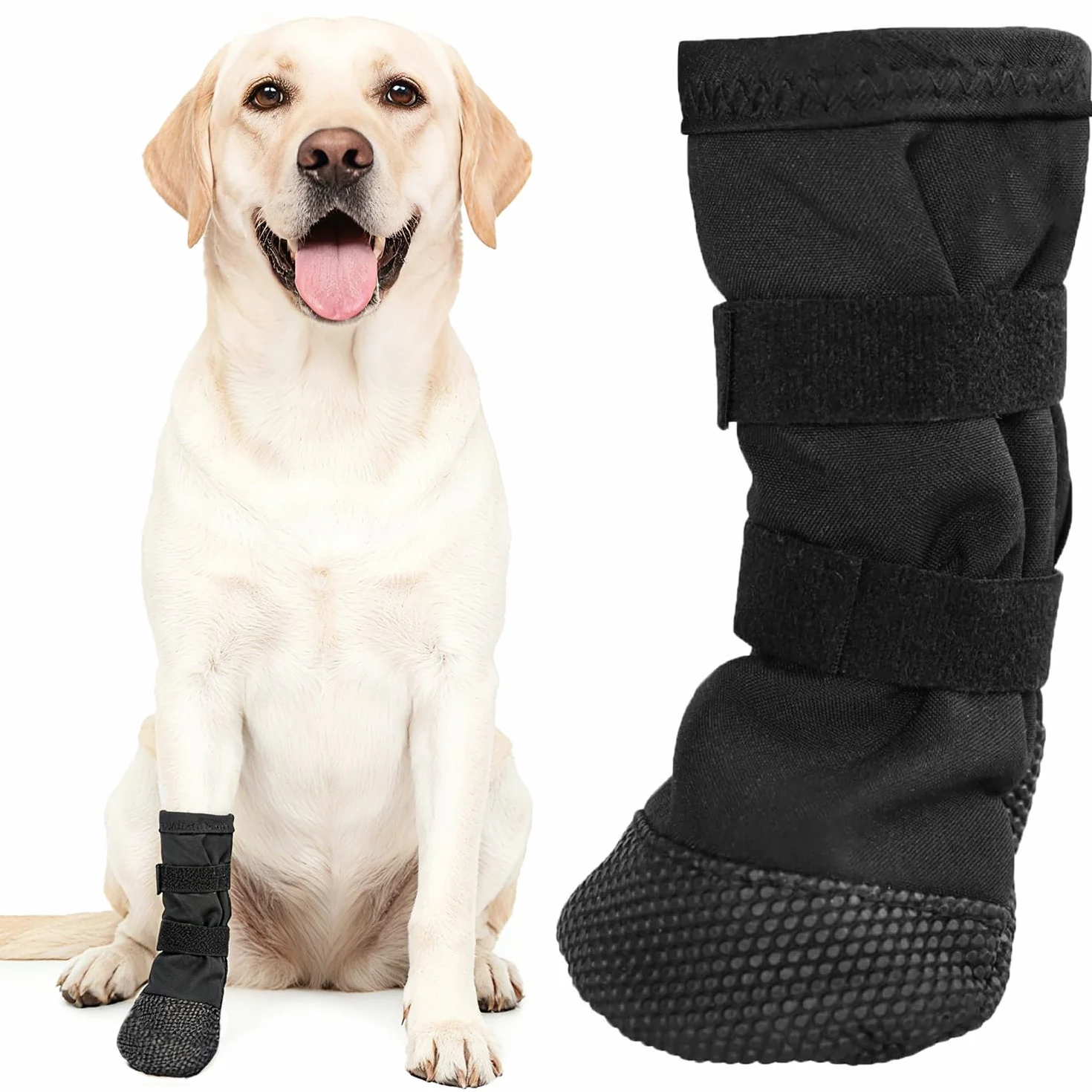 Voarge Buty dla psa, ochrona łap na zewnątrz, buty dla psa do regeneracji, ochrona łap psa, do regeneracji po urazie zwierzęcia domowego (L)