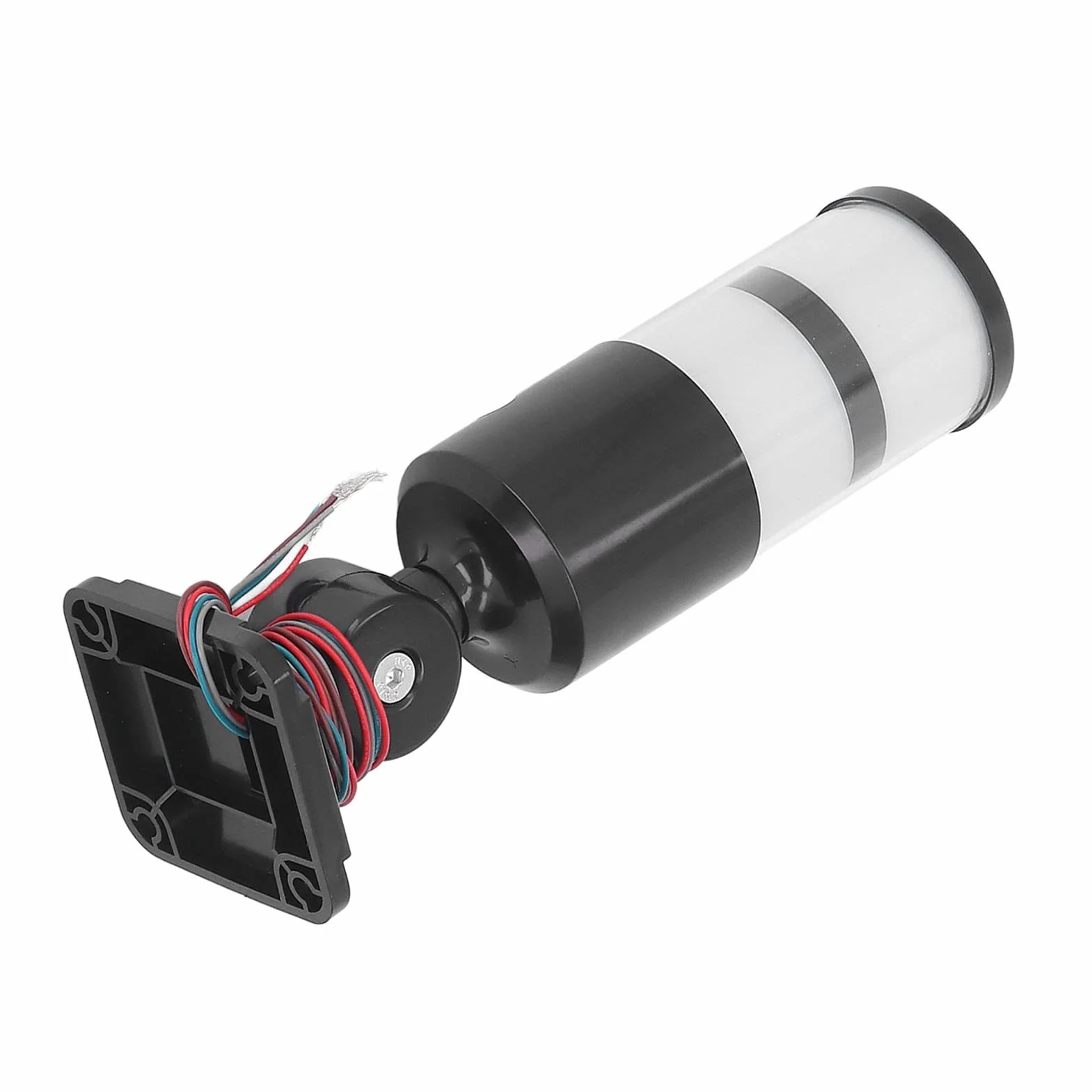 Lampa wieżowa LED, czerwona i zielona, ognioodporna, 12-24 VDC, przemysłowa lampa ostrzegawcza, obudowa z tworzywa sztucznego ABS z brzęczykiem, do linii montażowych do obrabiarek