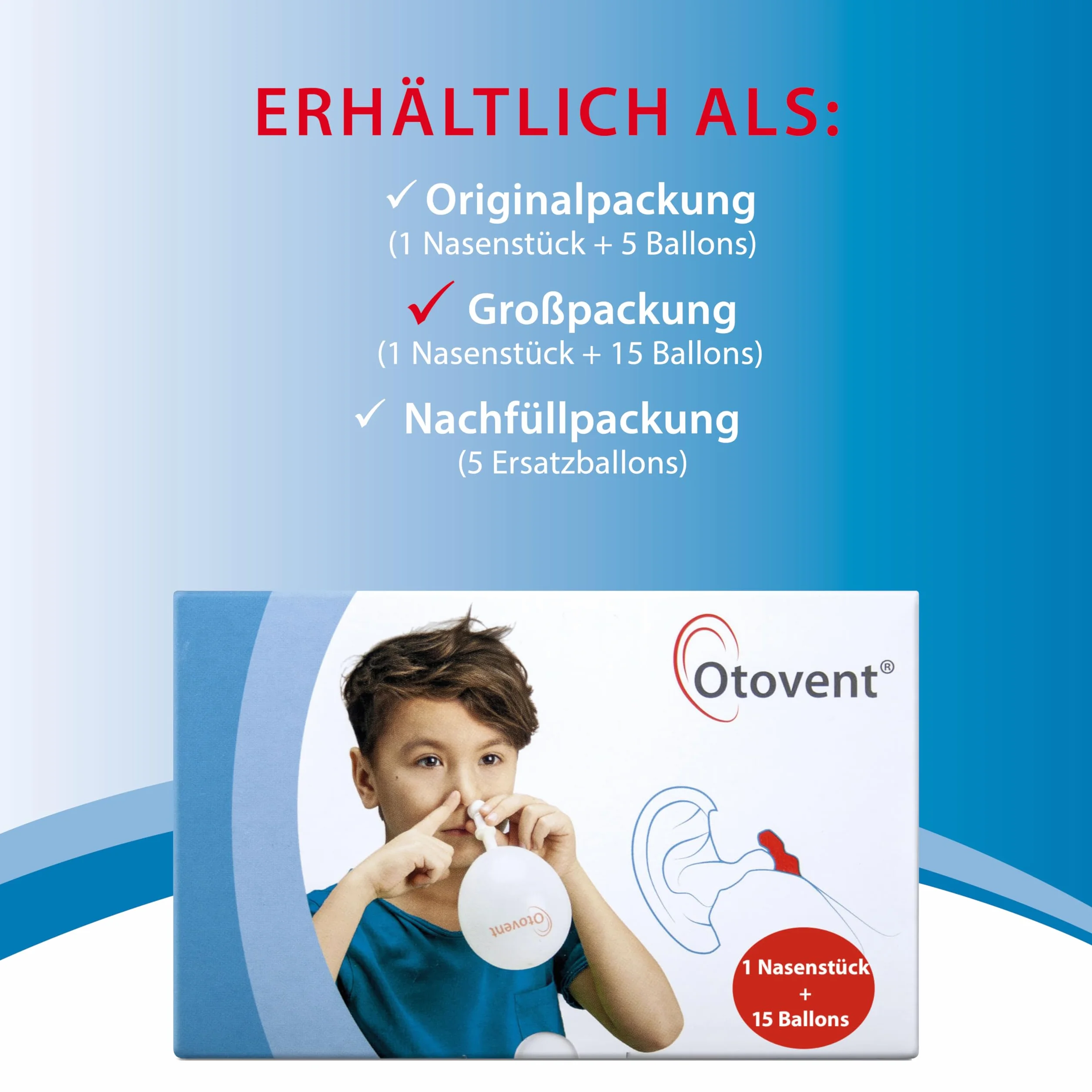 OTOVENT System 1 nosek + 15 membrany powietrznej
