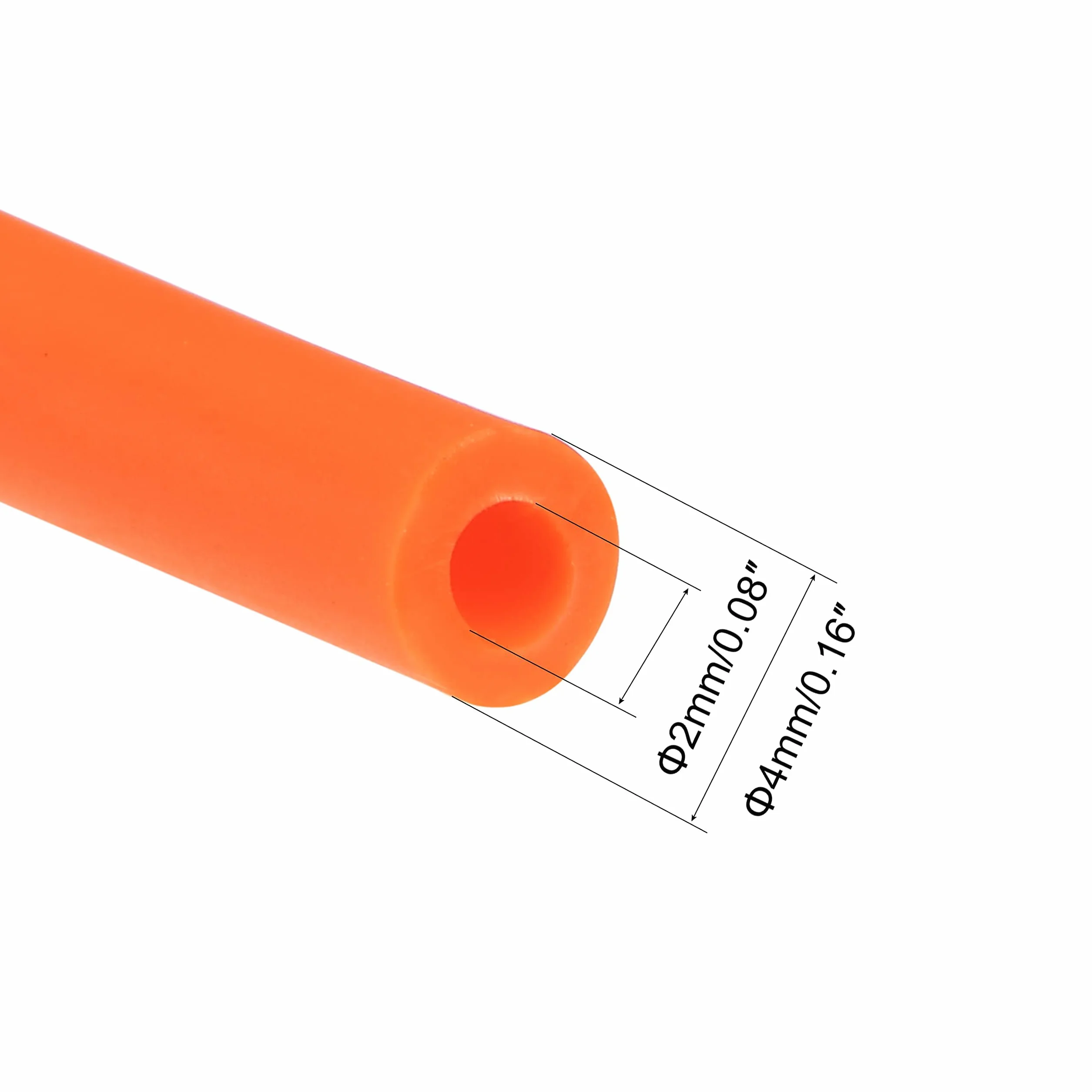 TOP-VIGOR Rurki lateksowe 2mm x 4mm elastyczne węże sportowe