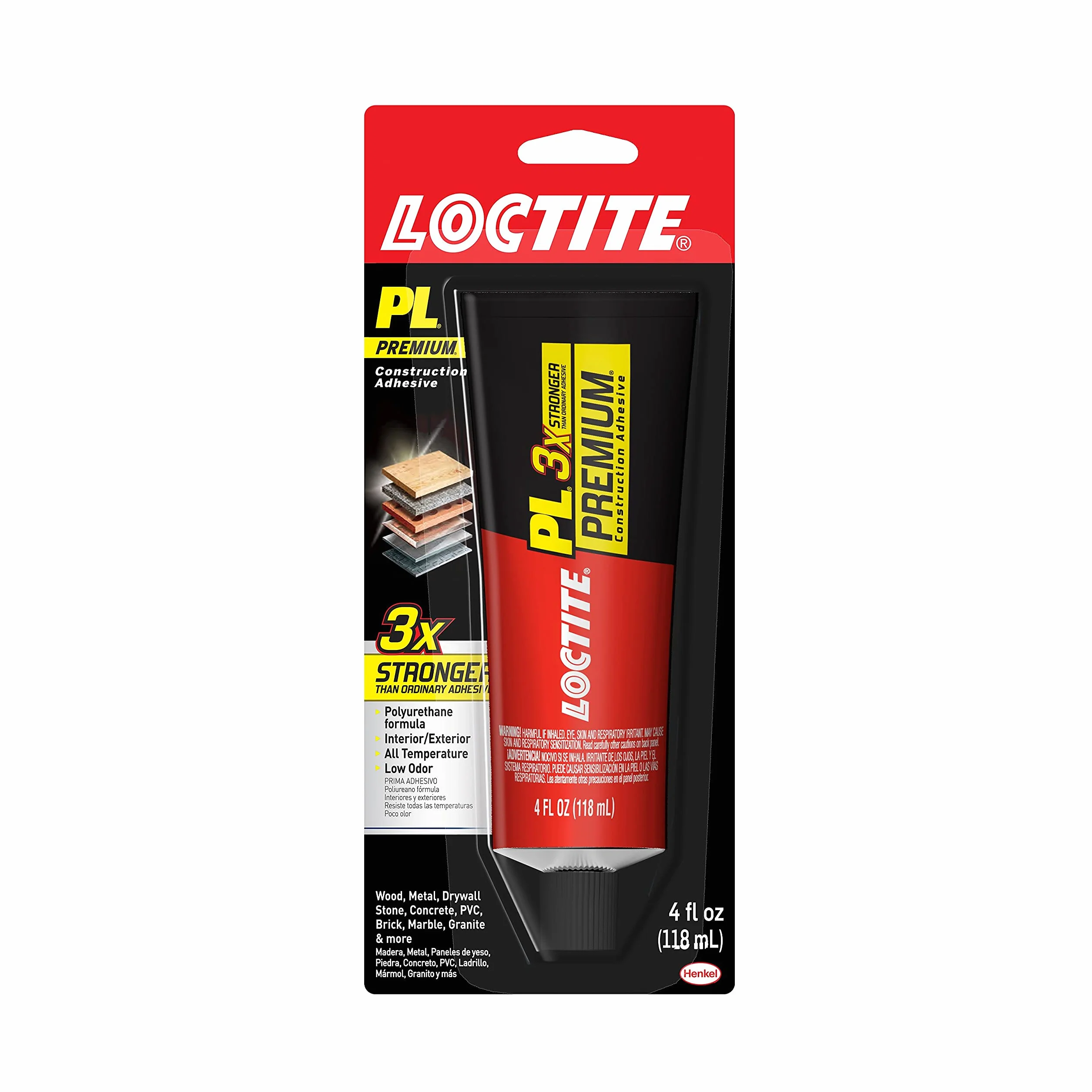 Loctite PL Premium klej budowlany poliuretanowy 100 ml rura (1451588)