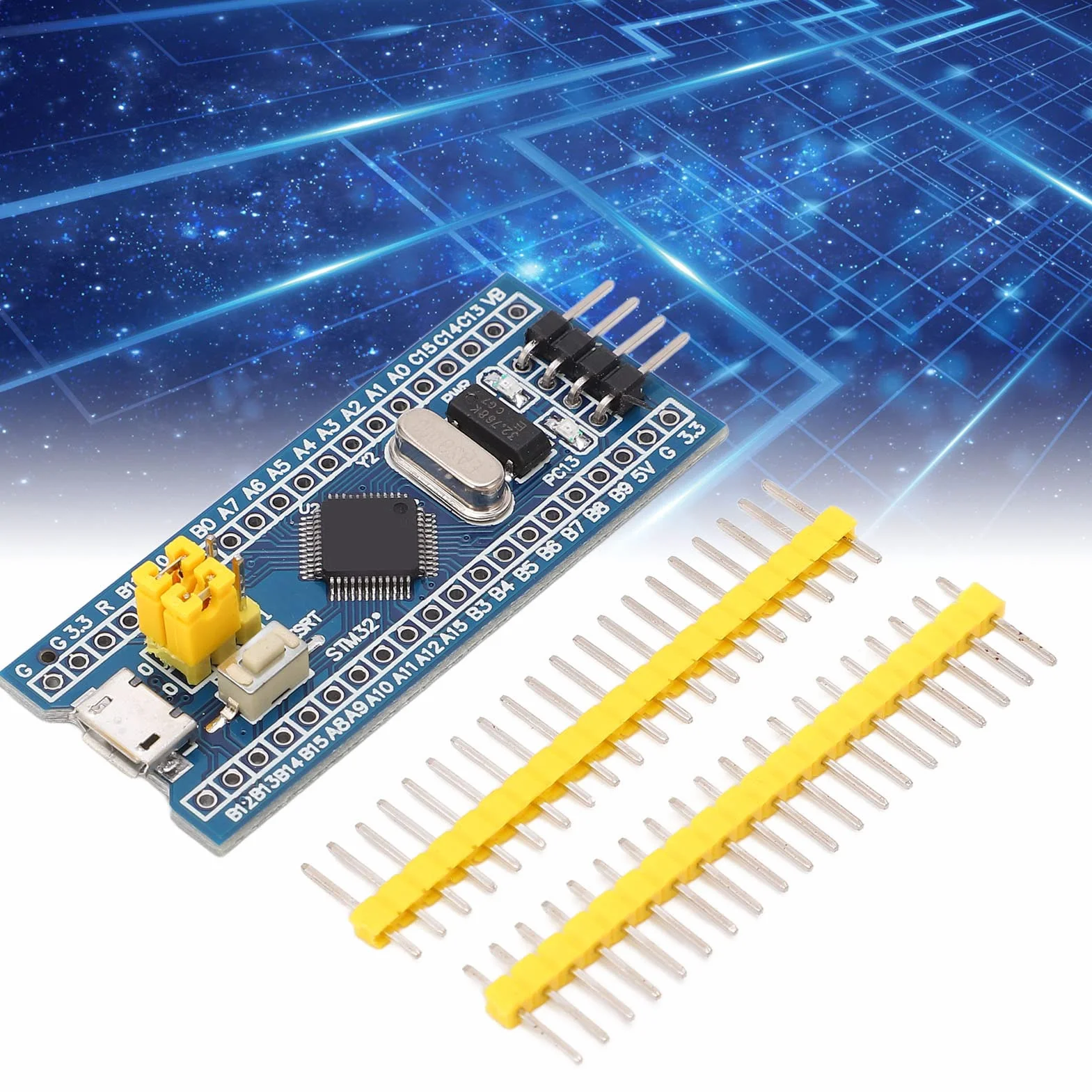 STM32F103C8T6 Minimalna Płyta Rozwojowa Systemu Moduł 40 Pin Micro USB
