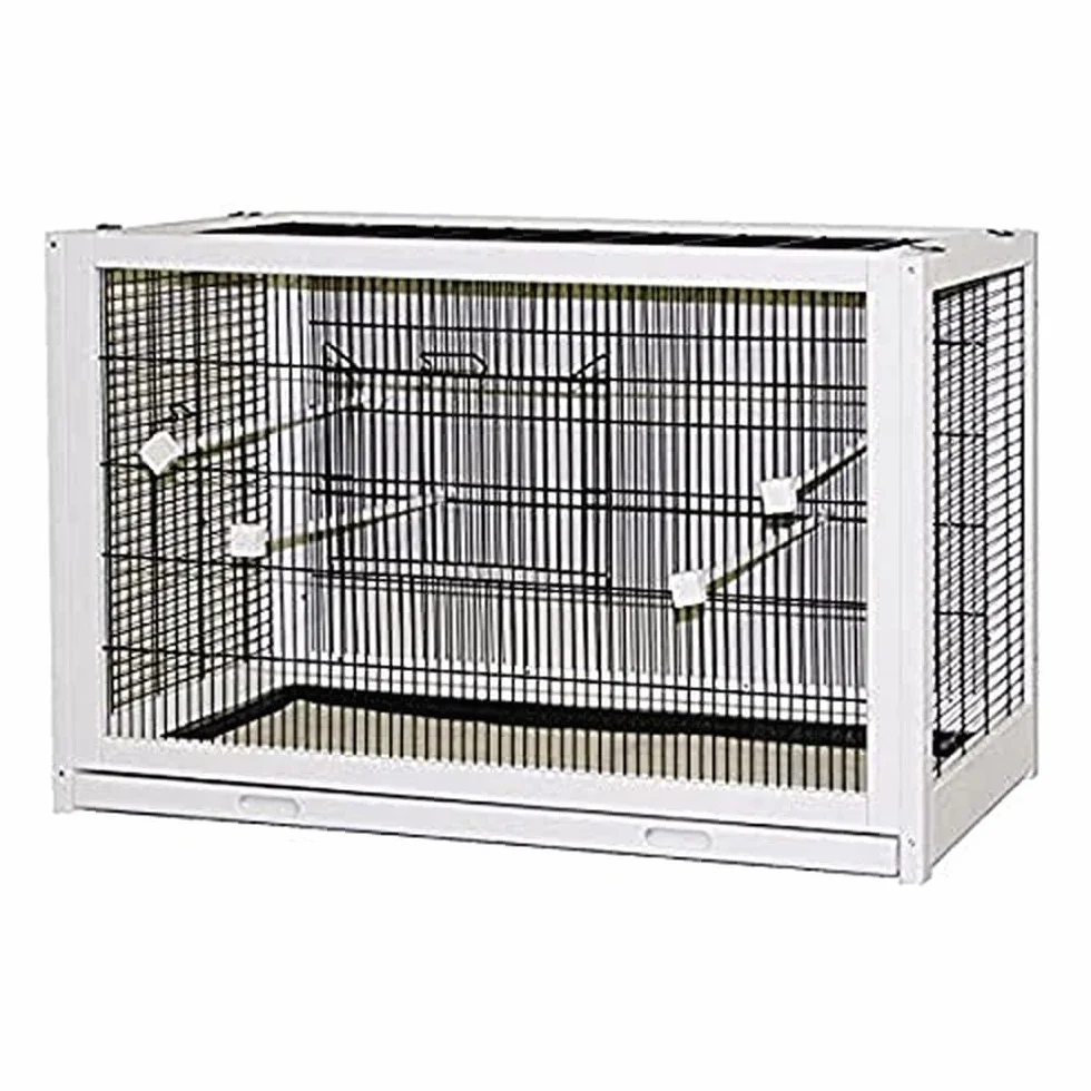 KERBL PET Klatka dla ptaków Kerbl Fips z drewna, 100 x 50 x 60 cm