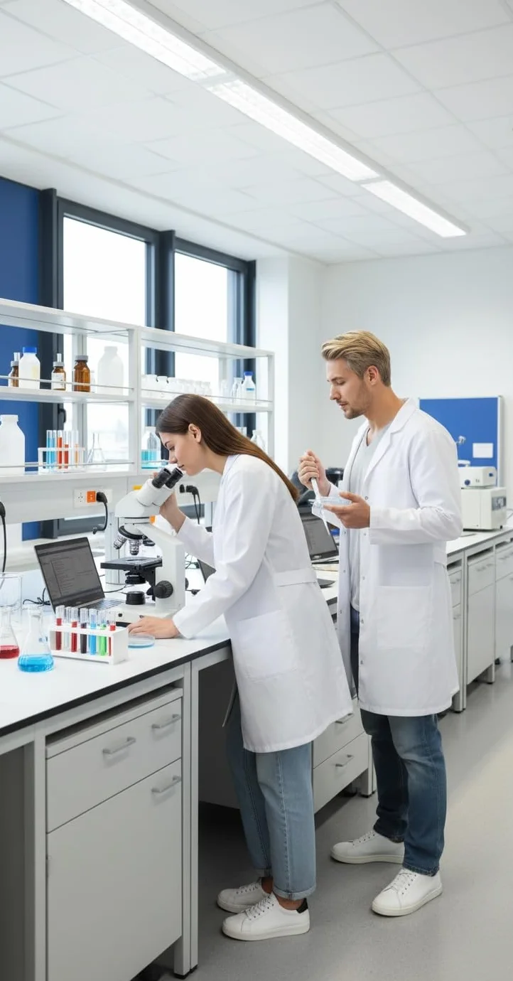 Fartuch laboratoryjny 100 cm Czarny L
