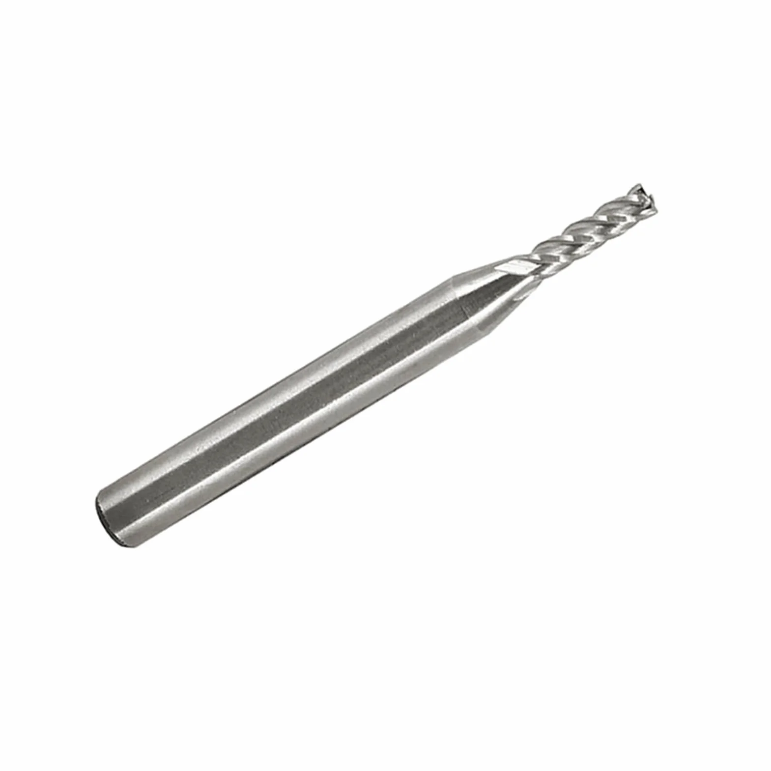 Frez HSS CNC 4-fletowy 1/4" 1/8" prosty trzpień 4 mm do stali szybkotnącej