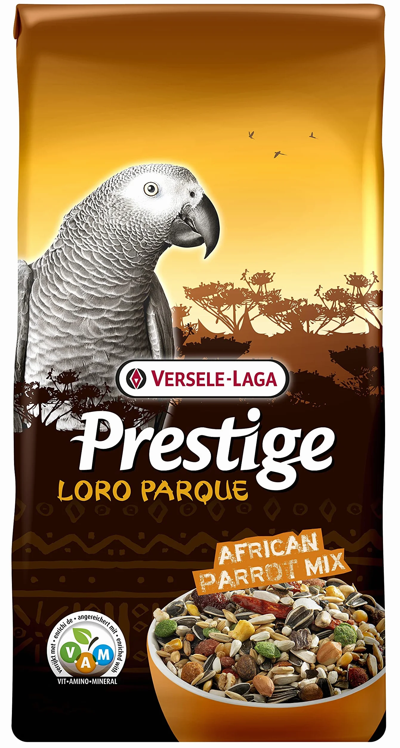 Karma dla ptaków African Parrot Loro Parque Mix, 15 kg