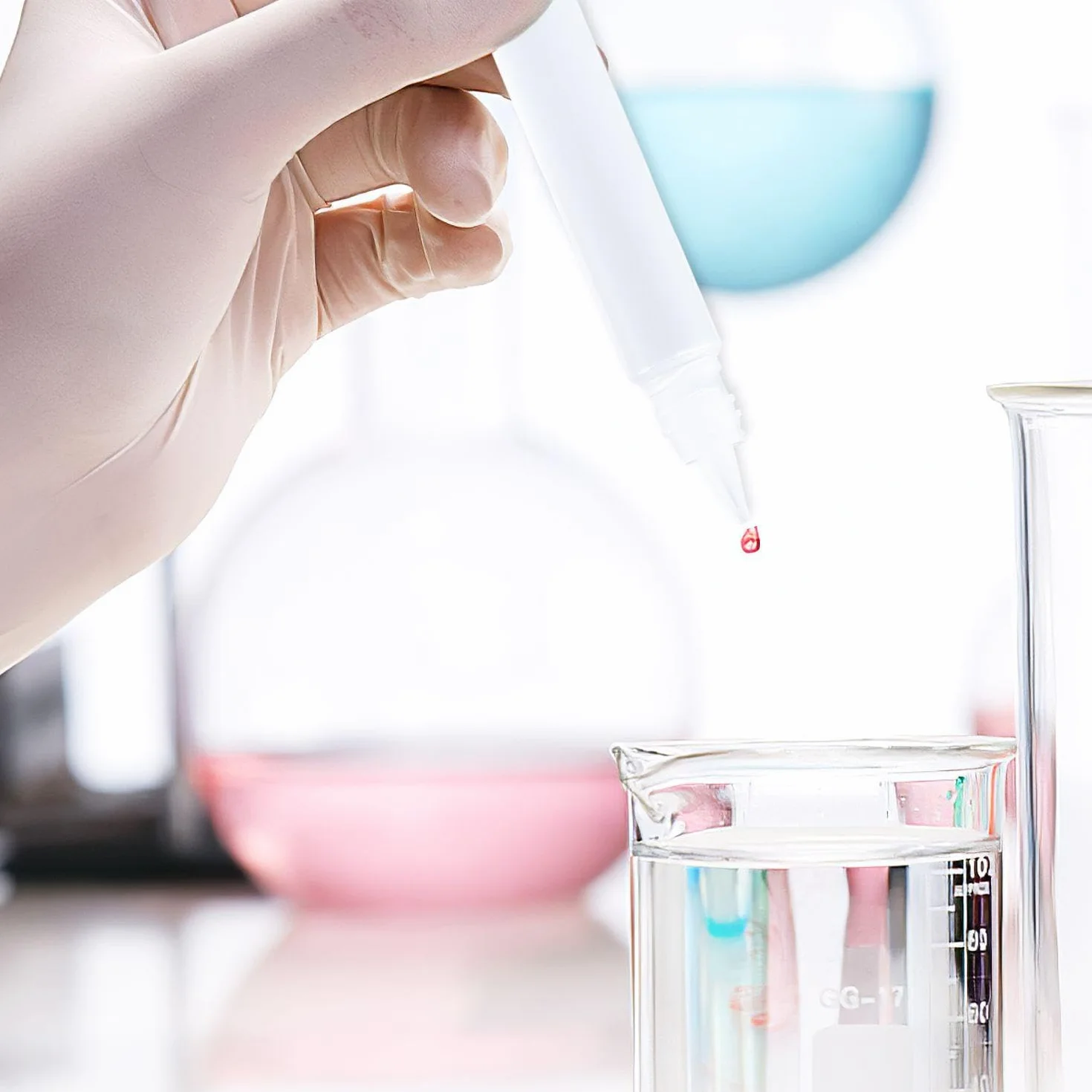 Zestaw 5 butelek z zakraplaczem 30 ml plastikowe do oleju lakieru kleju