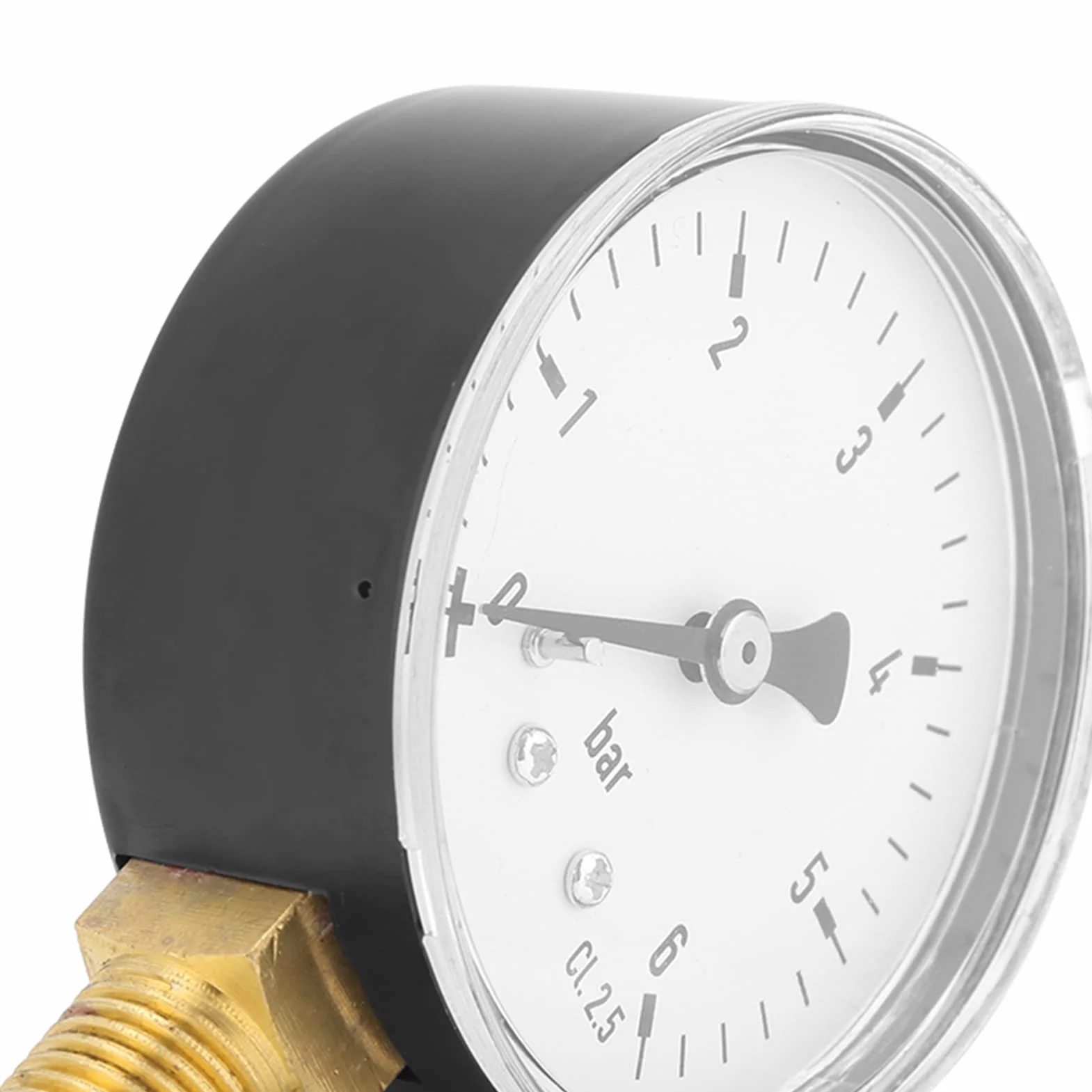 Manometr Hydrauliczny 1/4 NPT 0-6bar Montażu Bocznego Średnica 6 Cm