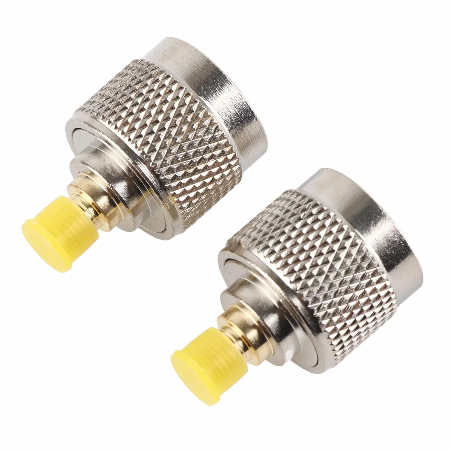 2 sztuki adapter koncentryczny złącza RF N męski na żeński konwerter testowy SMA częstotliwość 0-6 GHz miedź pozłacana
