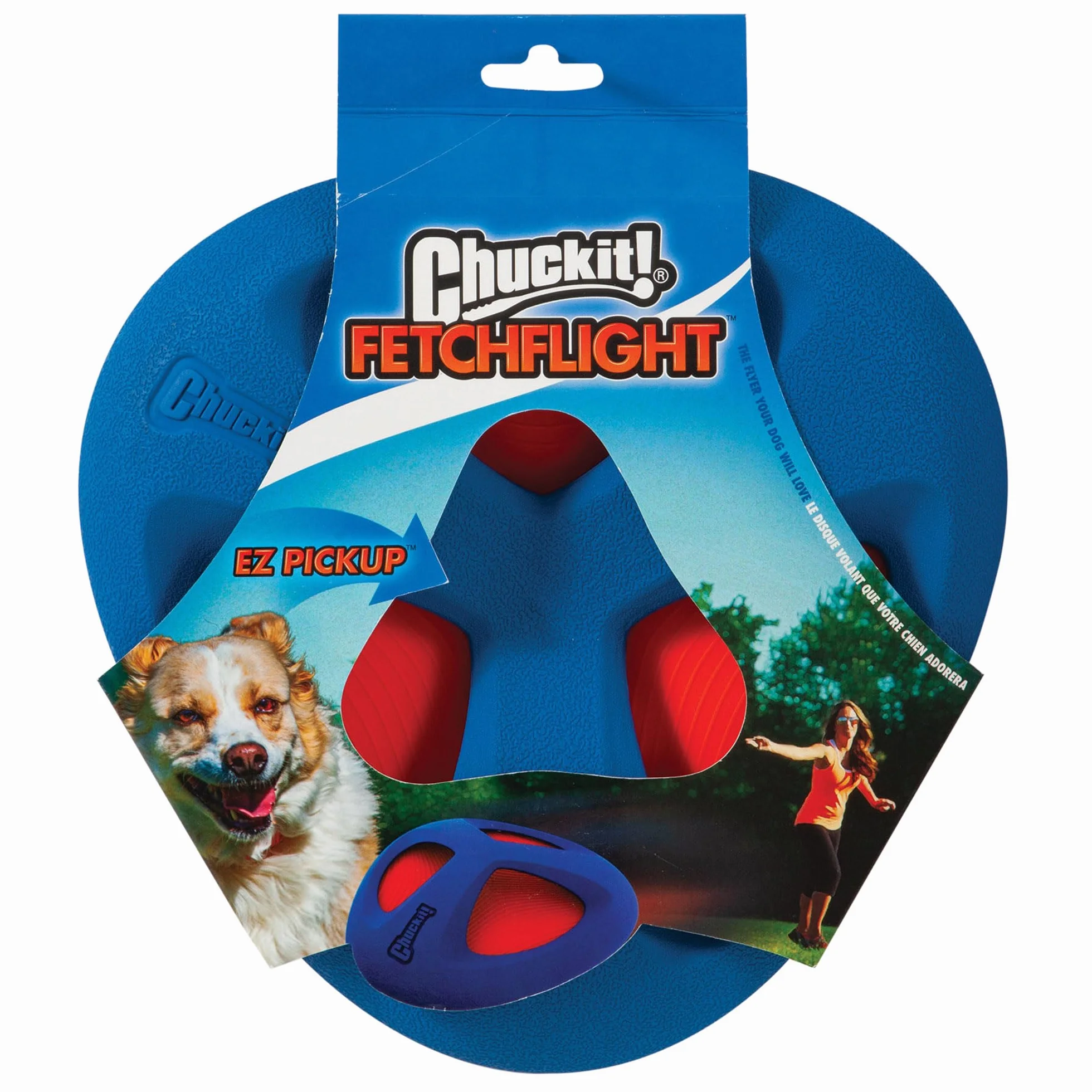 Chuckit! Fetch Flight Dog Toy Trwała gumowa narzuta frisbee i tarcza do pobierania dla psów