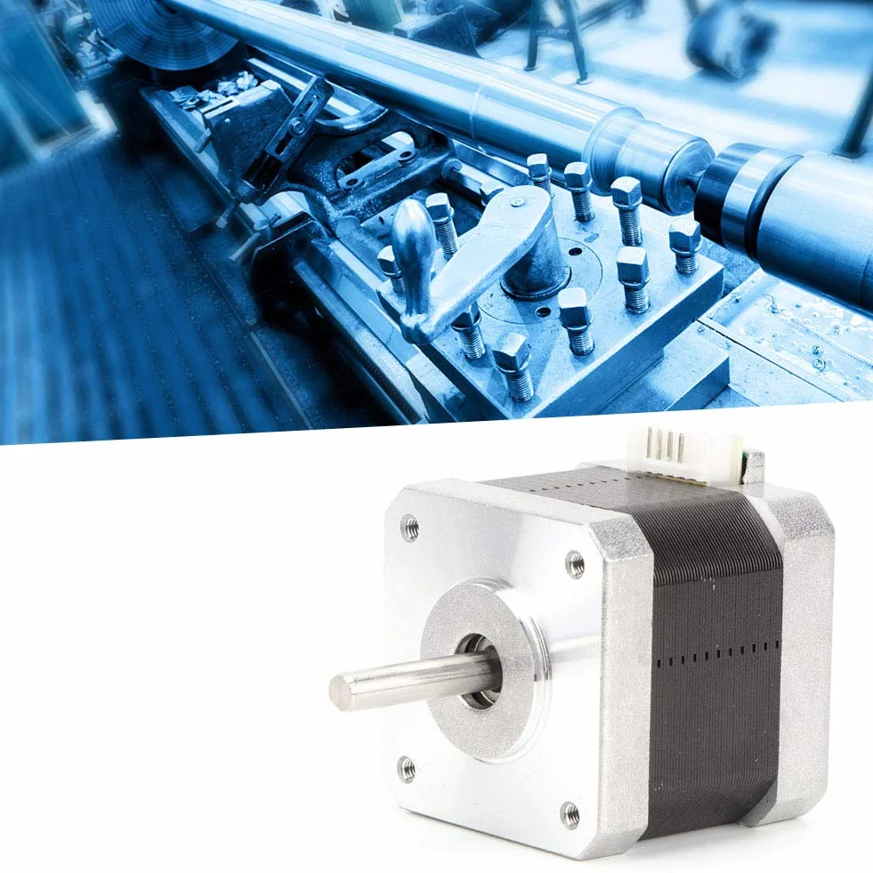 Nema 17 2-fazowy Silnik Krokowy 24V 0,4 NM 1,8° dla Automatyki Przemysłowej