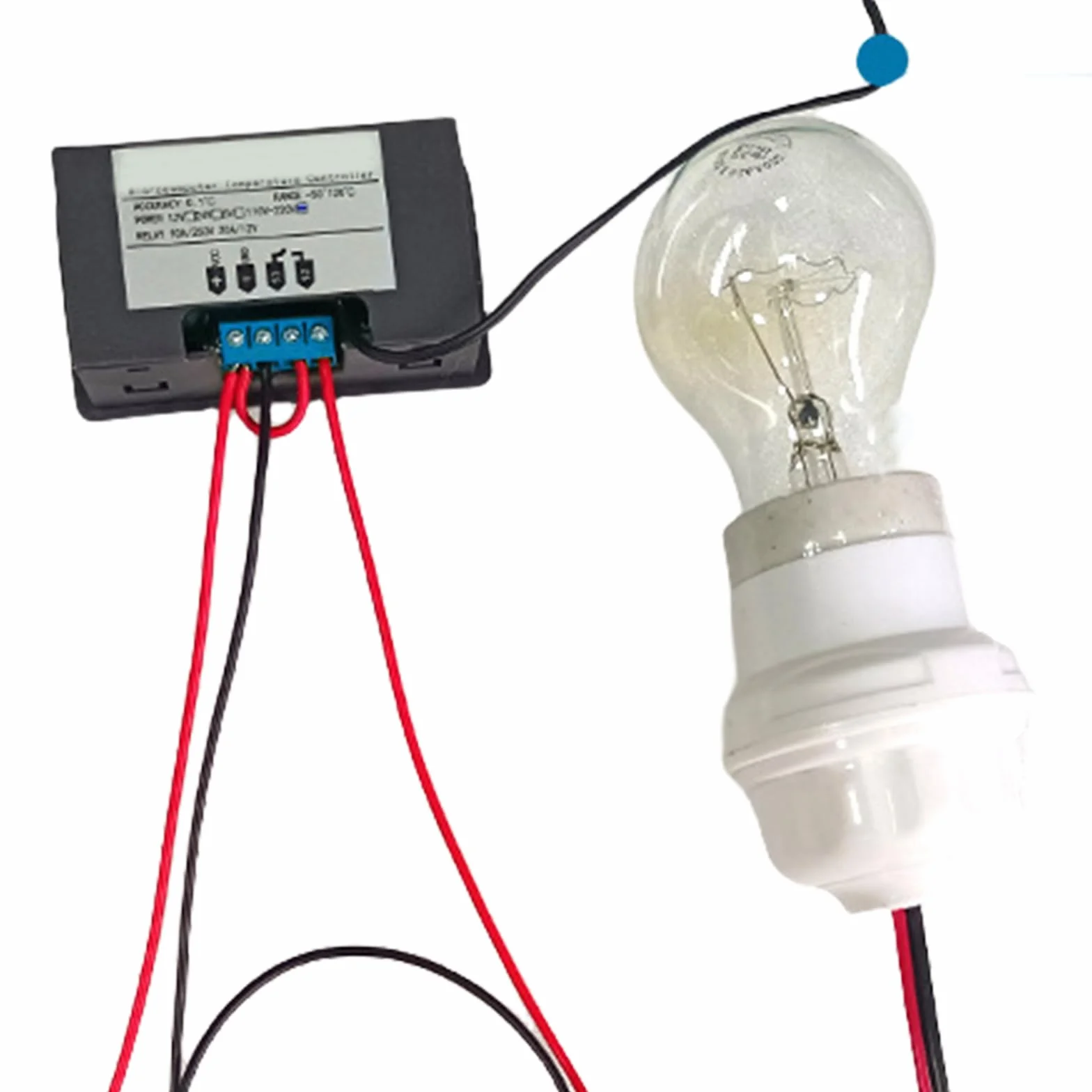 Regulator temperatury W3230 DC 12 V, 2 szt.: cyfrowy regulator temperatury, cyfrowy termostat, cyfrowy wyświetlacz, termostat do ogrzewania, chłodzenia, akwarium, inkubatora, terrarium