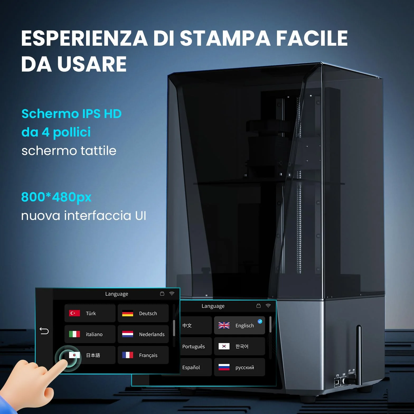 ELEGOO Saturn 3 UItra MSLA 3D Drukarka, Drukarka 3D Z Żywicy Biurkowej Z 10-Calowym Monochromatycznym Wyświetlaczem LCD 12K, Transfer Wi-Fi, 218,88 X 122,88 X 260 mm³ Duży Rozmiar Wydruku
