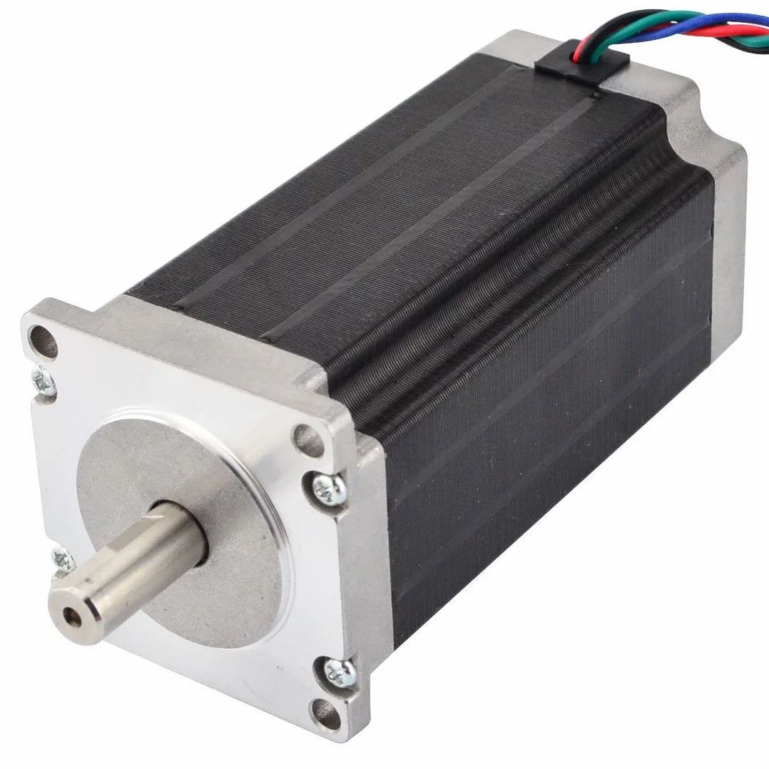 STEPPERONLINE Nema 23 silnik krokowy 3 Nm 4,2 A 4-przewodowy 10 mm wał do frezowania CNC, tokarki plazmowej