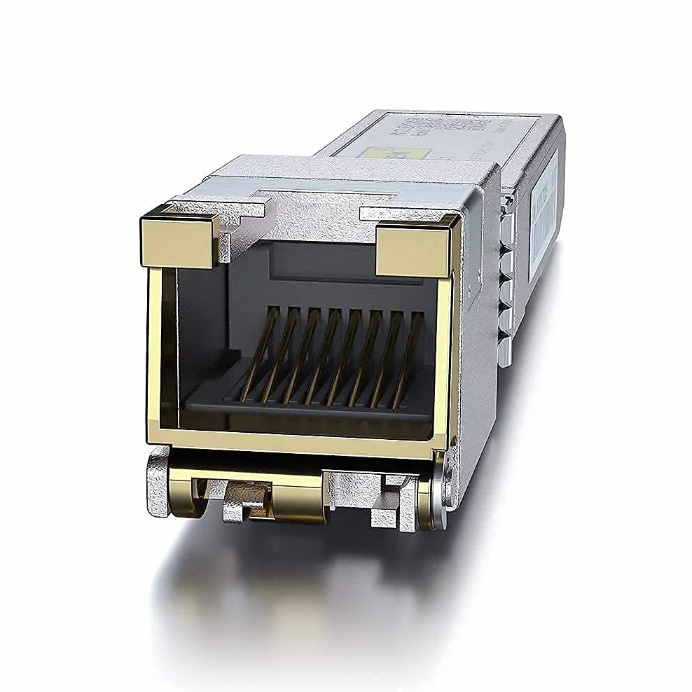 80-Meter 10GBase-T SFP+ to RJ45 Transceiver, RJ45 to SFP+ Copper Ethernet CAT.6a Module, Compatible for Cisco SFP-10G-T-80, Ubiquiti UniFi, Mikrotik, Netgear AXM766, D-Link