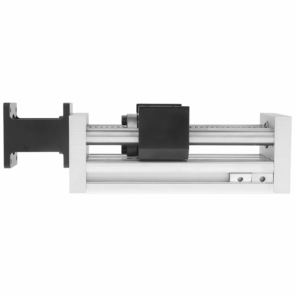 Moduł ruchu liniowego, wysoka ręczna śruba kulowa prowadnica liniowa prowadnica liniowa moduł skoku, stół przesuwny CNC 100 mm / 3,9 cala