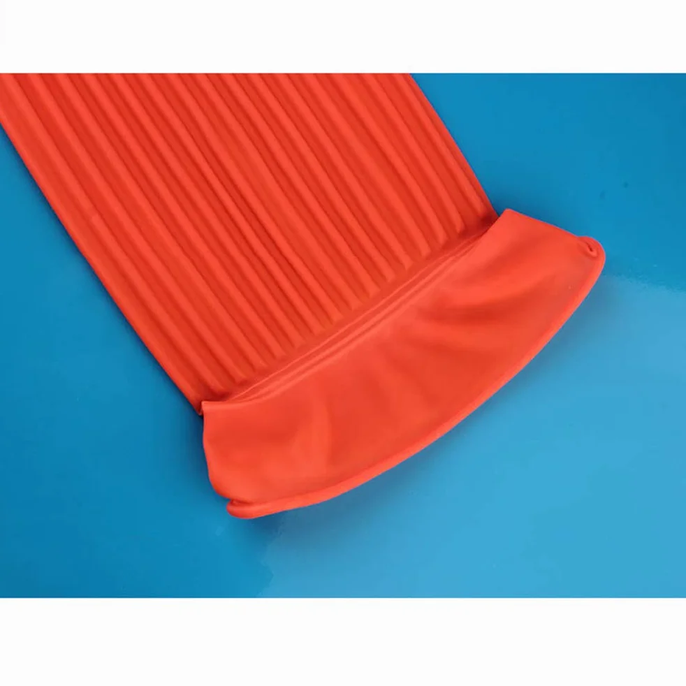 Rękawice do akwarium, wodoodporne, lateksowe, wielokrotnego użytku, do czyszczenia akwariów, zapobiegają alergiom na zanieczyszczenia, 1 para 56 cm