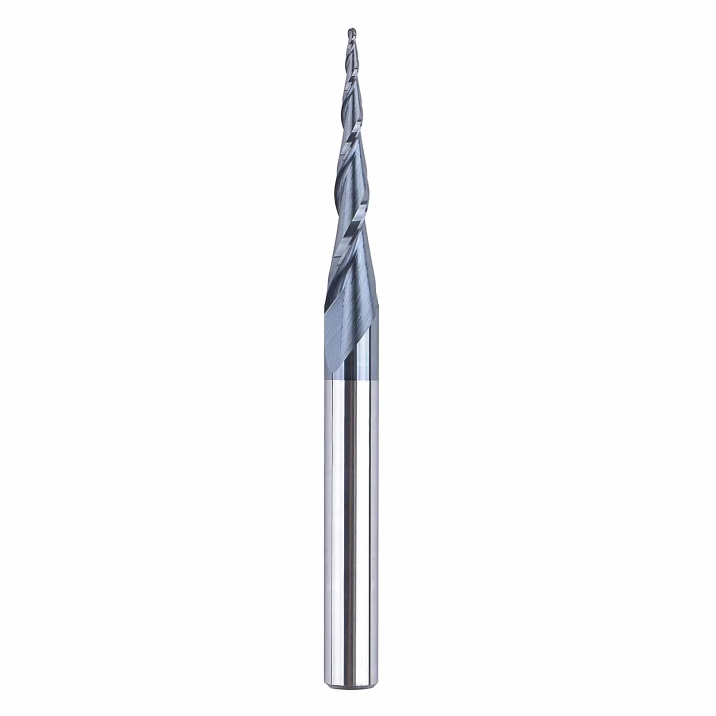 SpeTool CNC narzędzie do grawerowania z węglika wolframu z zaokrągloną końcówką, promień 0,5 mm, pręt 6 mm