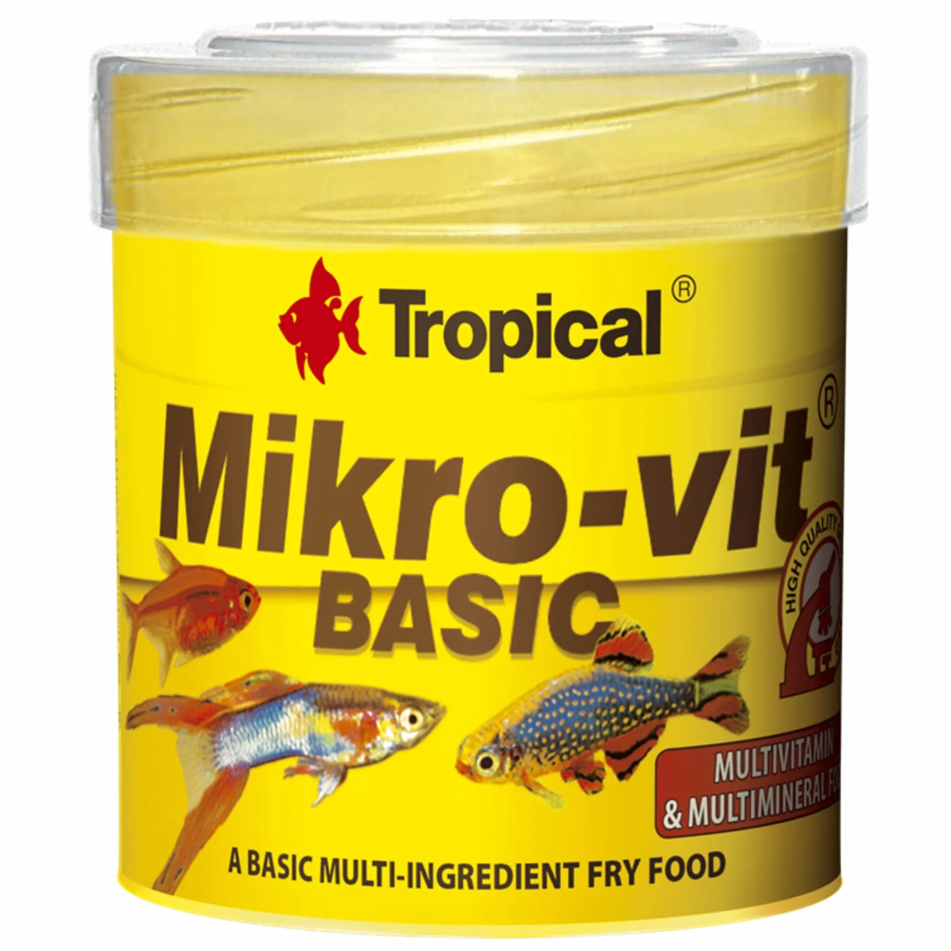 MIKROVIT BASIC Wieloskładnikowy pokarm dla narybku 50ml 32g