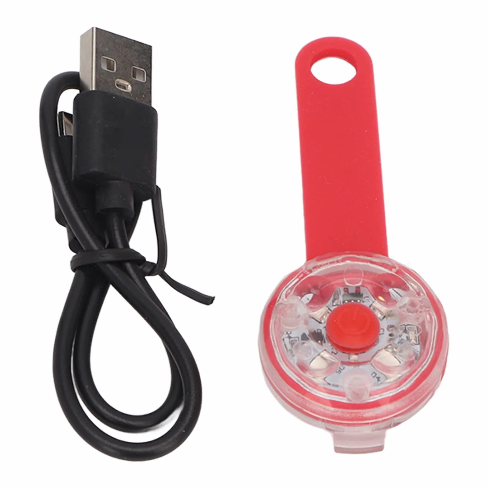 Obroża dla psa LED, lampa LED, lampka dla psa na nocne spacery, ładowana przez USB, IPX7, 3 tryby świecenia, obroża dla psa do torby dla zwierząt domowych, rower