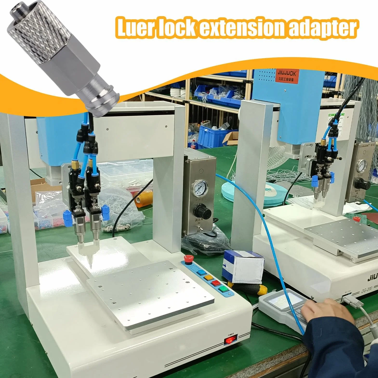 Luer Lock Przedłużacz,6 Sztuk Adapter z Zamkiem Luer ze Stali Nierdzewnej | Precyzyjne Metalowe Przedłużaki Z Gwintem Szczelne Do Laboratorium Warsztatu Samochodowego Rolnictwa Domu