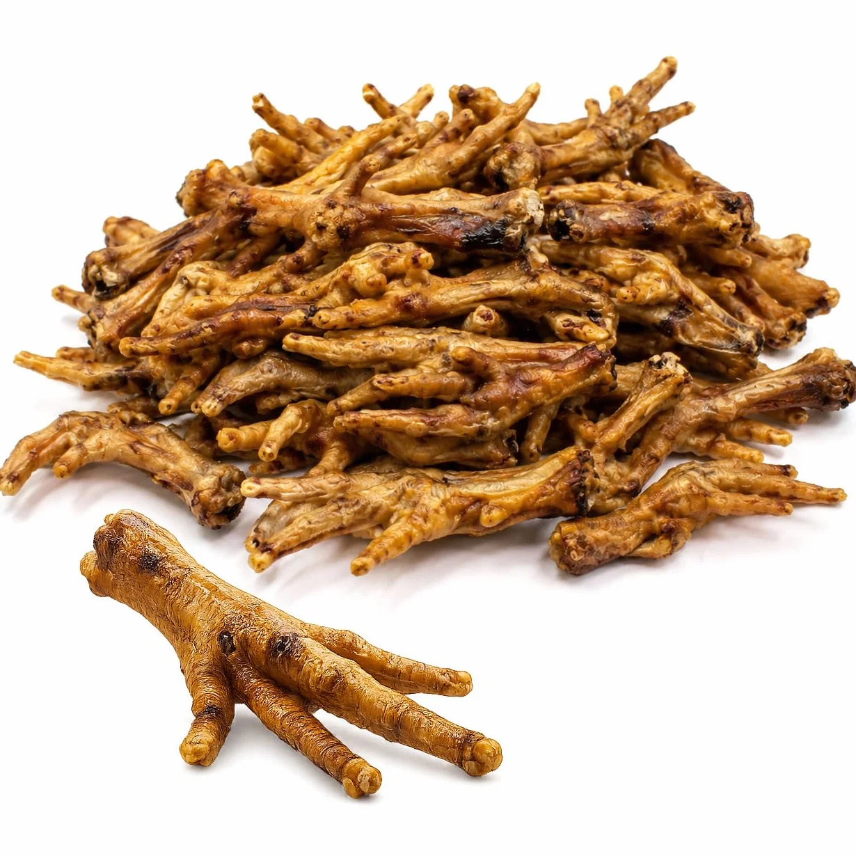 Suszone łapki kurze 1kg, Przysmak z Kurczaka dla Psa, Naturalny Gryzak, Polska Produkcja, Bogaty w Kolagen, Wspiera Stawy i Zęby, Lekkostrawna Przekąska Bez Konserwantów od Lucze