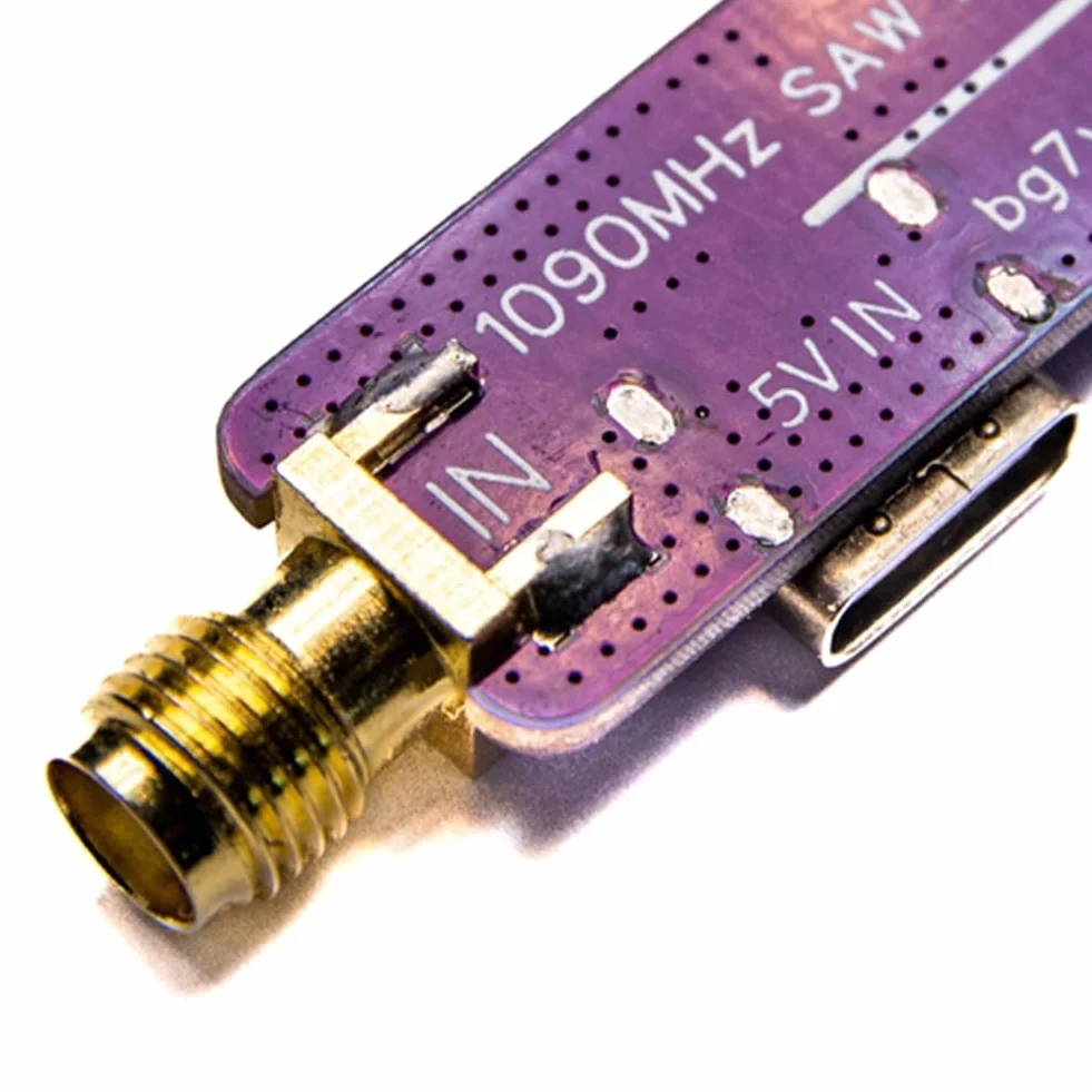 1090MHz 1.09GHz ADS-B Aktywny Filtr SAW i Zasilacz LNA 5V