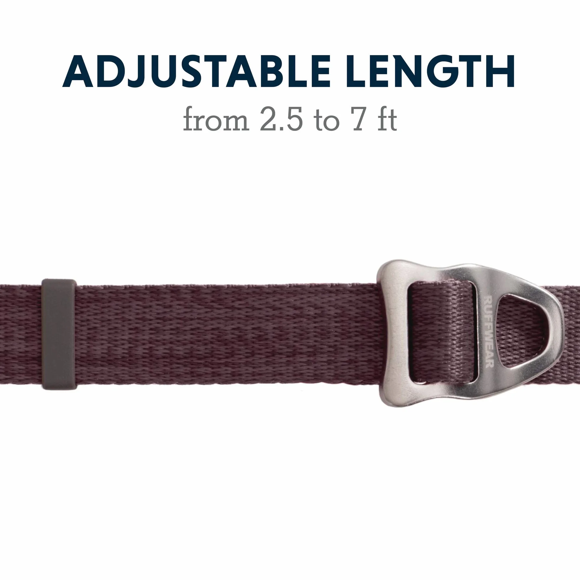 RUFFWEAR Leash, Switchbak, smycz dla psa z regulowaną długością i 2 klipsami zamykającymi, nad ramieniem, w dłoni, łącznik, podwójny klips, rozmiar uniwersalny, River Rock Greeen
