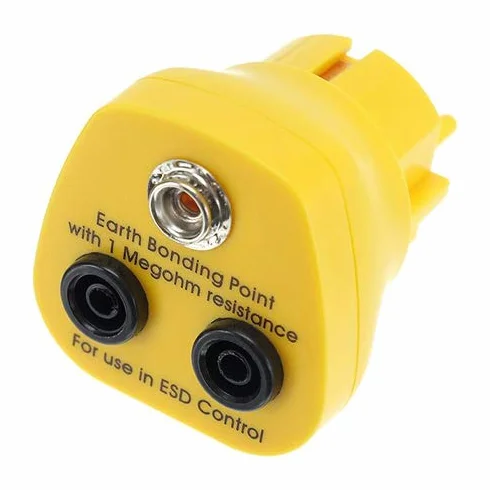 Safeguard EP1240-15 ESD wtyczka uziemiająca 1 mm x 10 mm żółty