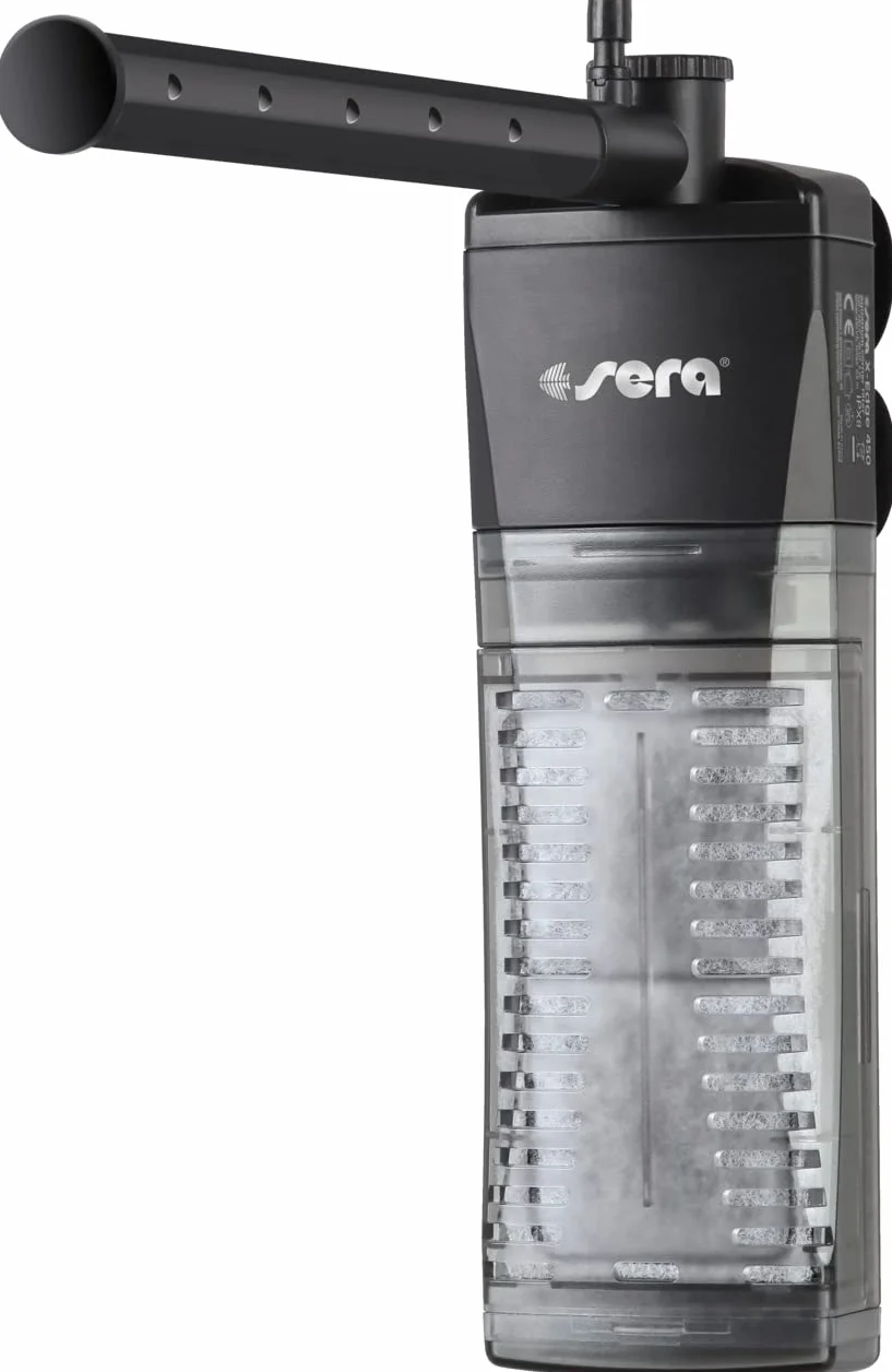 sera X-Edge 450 wydajny i energooszczędny filtr narożny lub filtr wewnętrzny do akwarium do 200 litrów, 32656