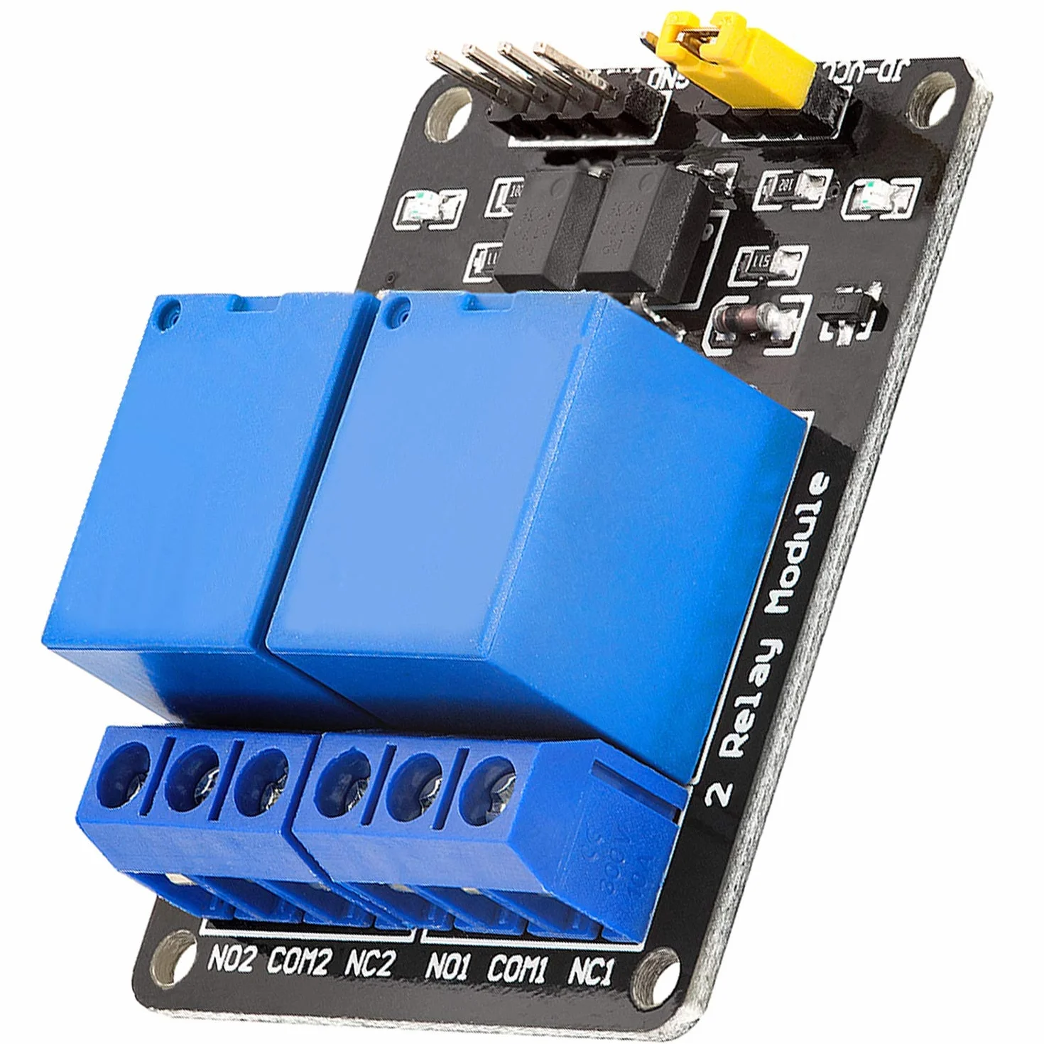 AZDelivery 2-Relay Moduł 5V z Optocoupler Low-Level Trigger kompatybilny z Arduino i Raspberry Pi w tym e-Book!