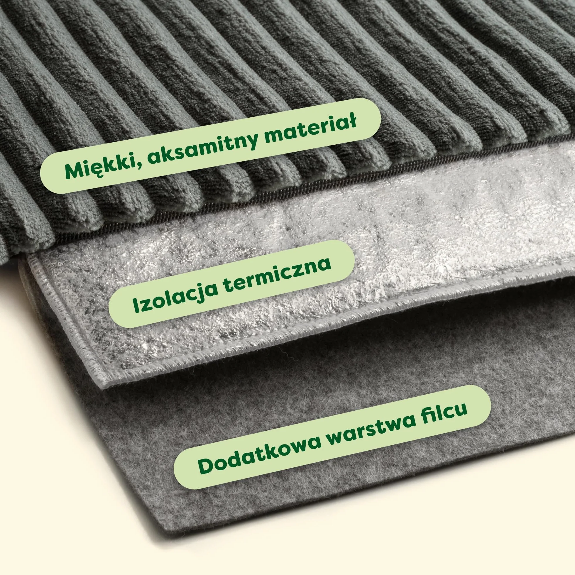 Knupis Legowisko dla Kota na Parapet 90 x 28 cm – Samonagrzewające bez prądu – Miękkie i Dźwiękochłonne – Zdejmowany, prany pokrowiec – Z antypoślizgowym spodem – Szare