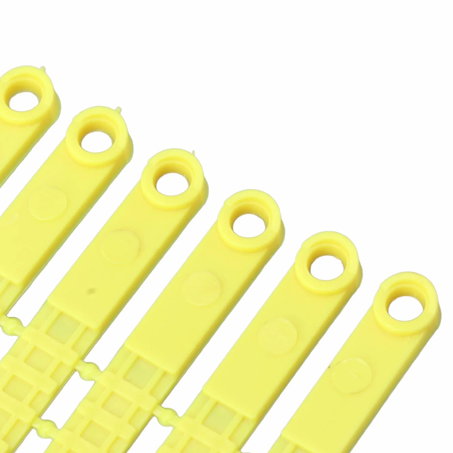 100 Szt. 001-100 Numer Plastikowy Identyfikator Dla Zwierząt Gospodarskich, Tag Dla Zwierząt Gospodarskich, Zintegrowane, Trwałe Kolczyki Dla Zwierząt Gospodarskich Dla Bydła Krowy Owce Świnie Kozy