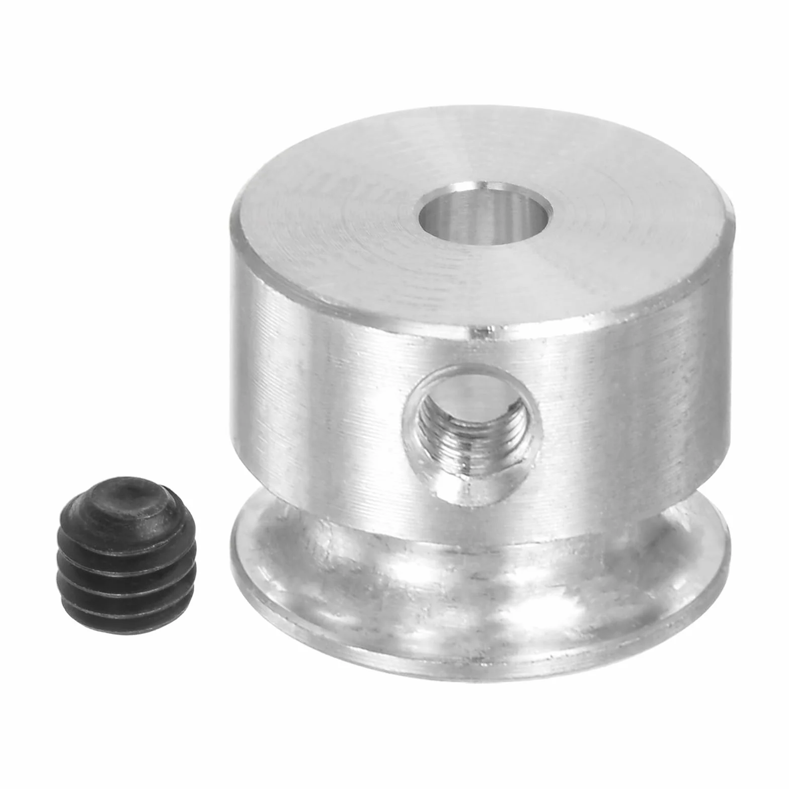 QUARKZMAN 3mm ID i 12mm koło pasowe V OD pojedynczy rowek ze stopu aluminium do 3 mm PU okrągły wał silnika wiertarki