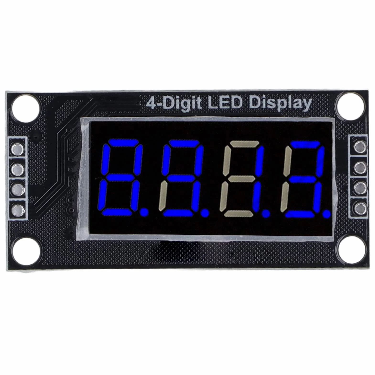 4-cyfrowa Dioda LED 7-segmentowy Moduł Wyświetlacza TM1637 Wyświetlacz Zegara z Układem Napędowym o Przekątnej 0,36 Cala Niebieski Wyświetlacz LED