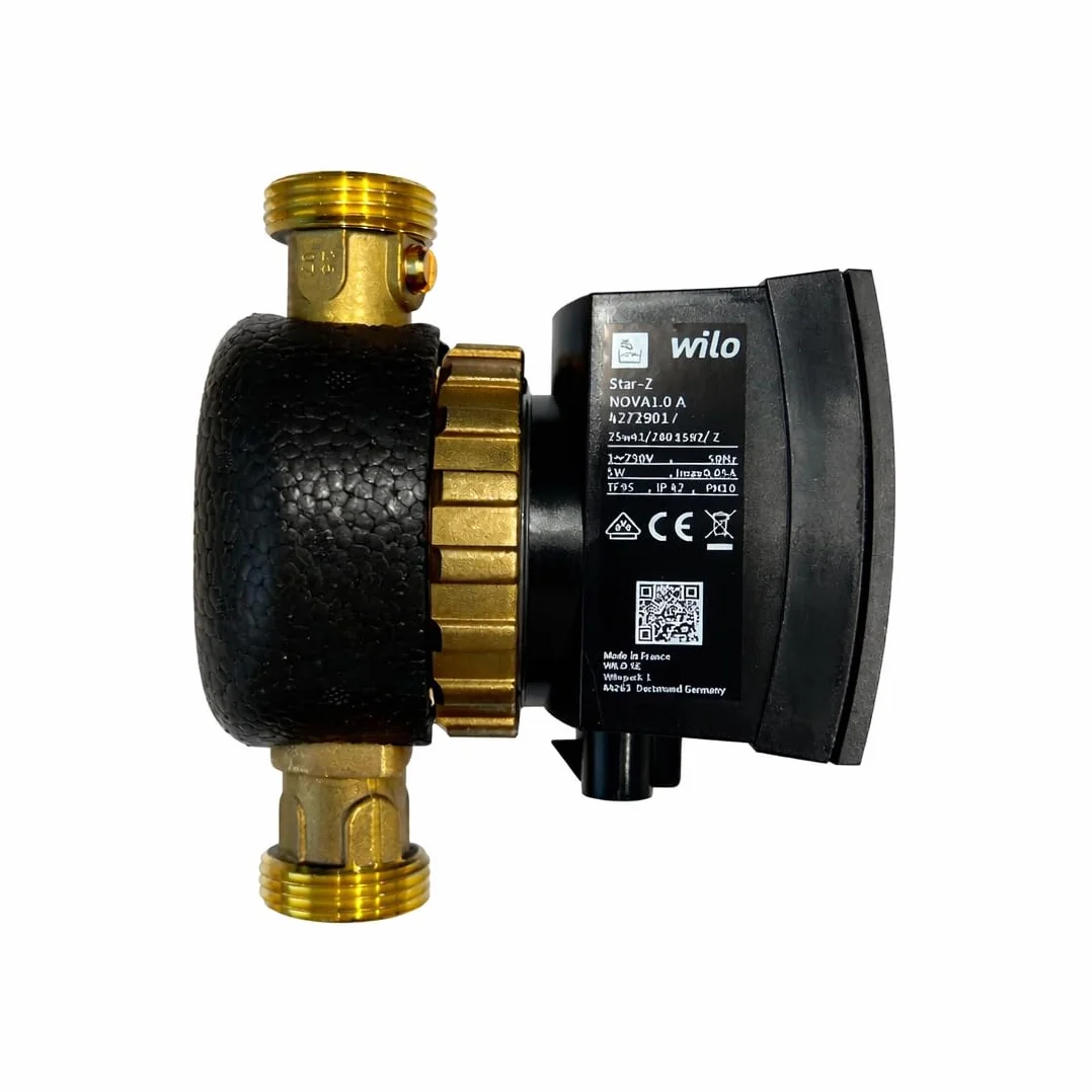 Wilo Pompa obiegowa Star-Z NOVA 1.0 A | cyrkulacyjna | długość konstrukcyjna 138 mm | 5 W | do ciepłej wody użytkowej