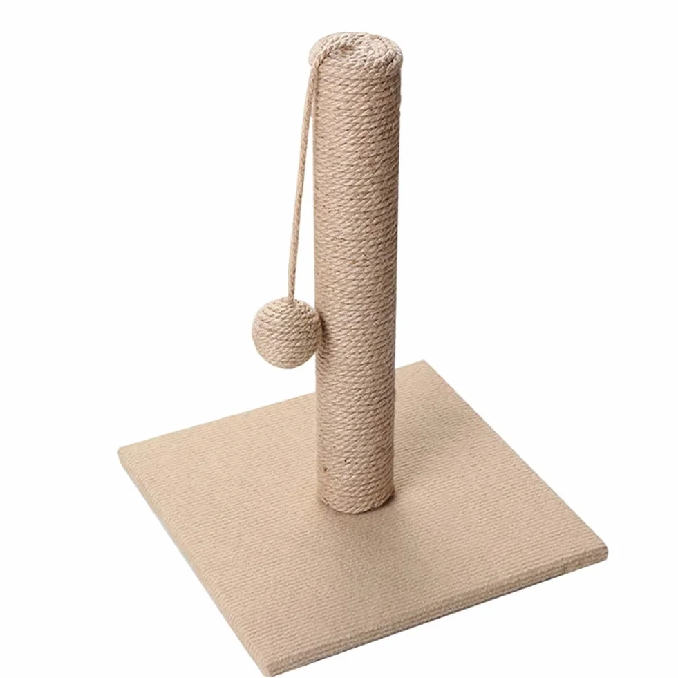 YXX - Drzewo kocięta dla kotów paznokci - małe koty drapak słupki z sizalową liną - interaktywne zabawki dla kotów i młodych kotów - 38 cm wysokości