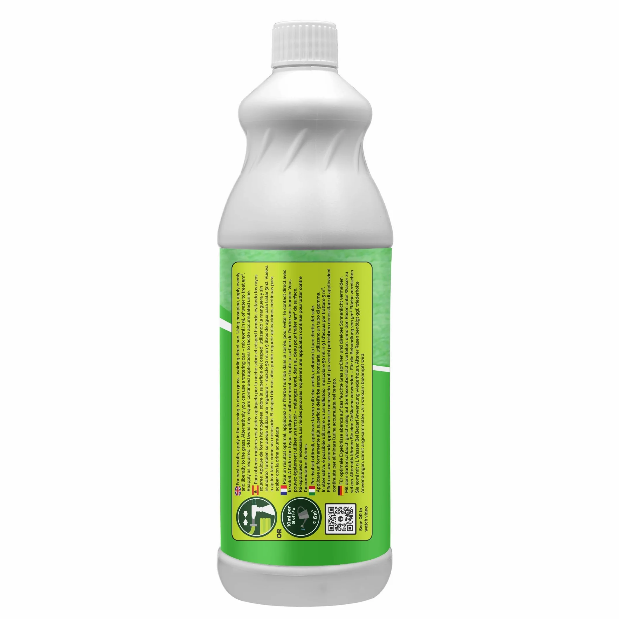 envii Astro Fresh – naturalny środek do czyszczenia sztucznej trawy dla psów, środek do usuwania moczu i zapachów, bez chemikaliów, gotowy do użycia opryskiwacz końcowy węża, łatwy w aplikacji, 1 l